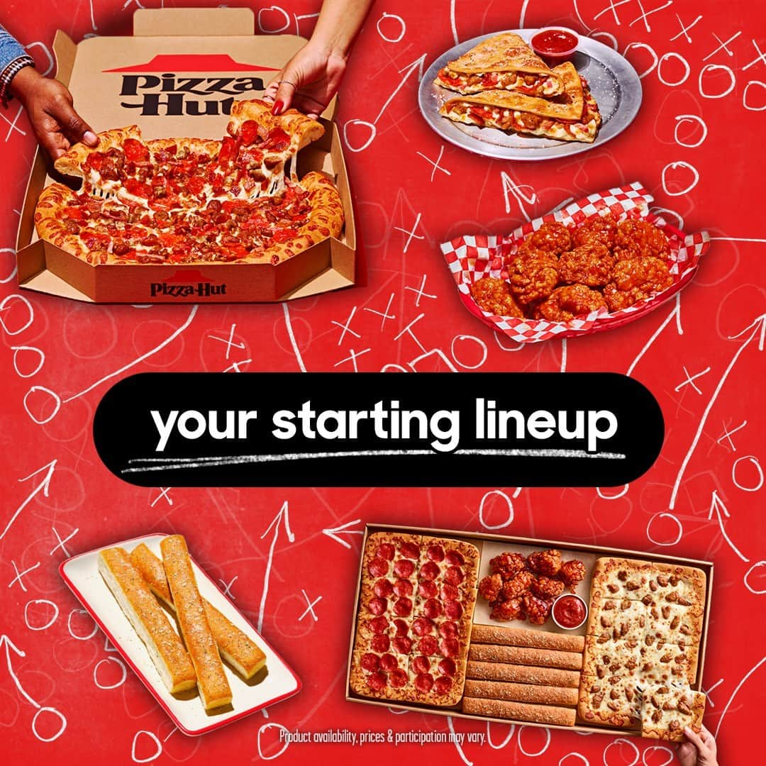 Pizza Hutのインスタグラム：「when this lineup hits the table, it’s game over」