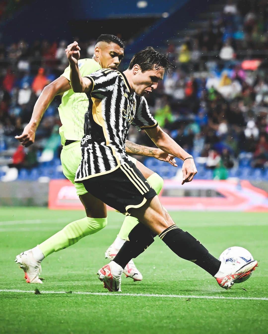 ユヴェントスFCのインスタグラム：「FEDE 🌪️🔥7️⃣  #SassuoloJuve」