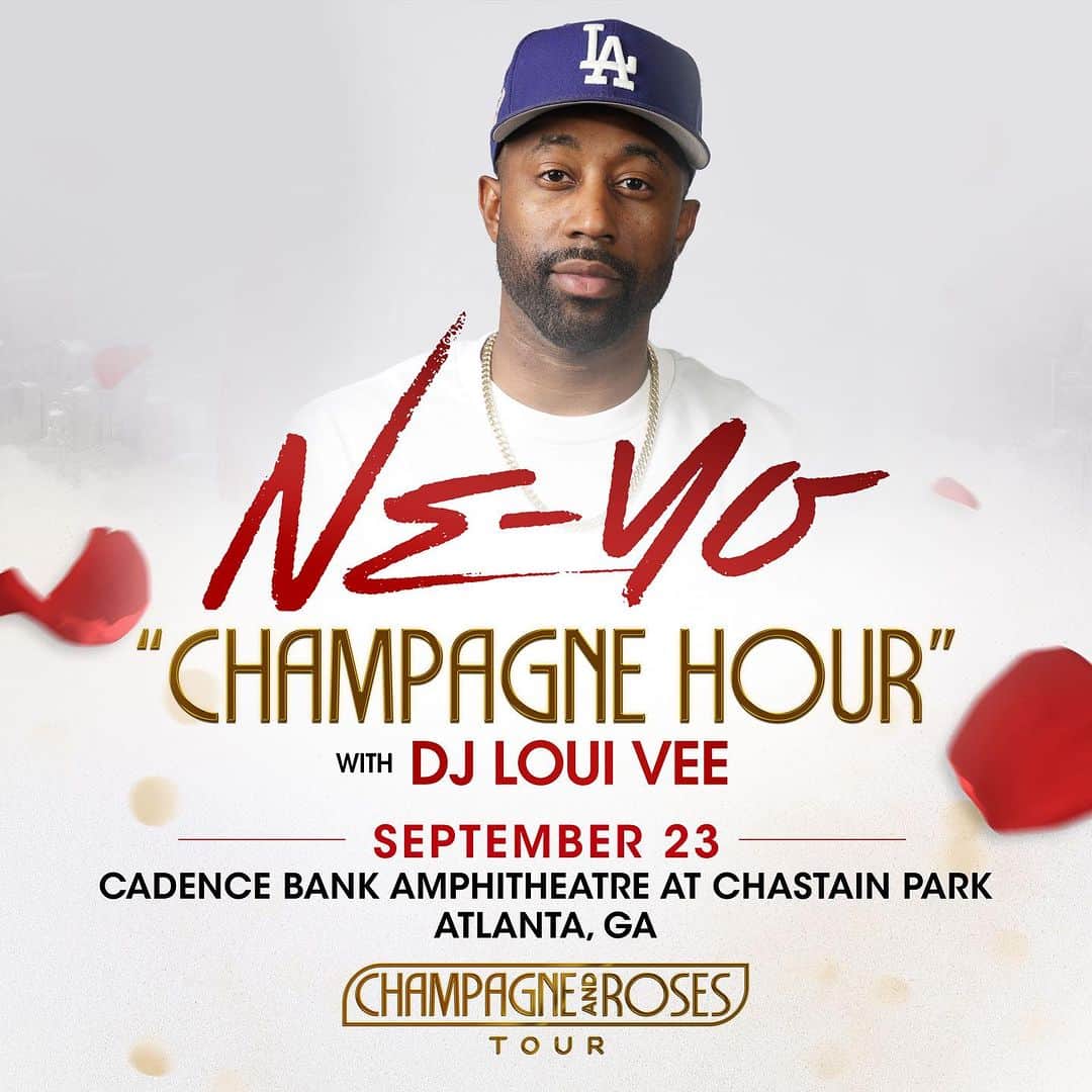 NE-YOさんのインスタグラム写真 - (NE-YOInstagram)「ATL!! Don't miss #CHAMPAGNEHOUR hosted by @rawswagger with @djlouivee_atl on the ones and twos TONIGHT! Doors open at 6PM! Join the party on @twitch: Twitch.tv/neyo #ChampagneAndRosesTour 🥂🌹」9月24日 2時34分 - neyo