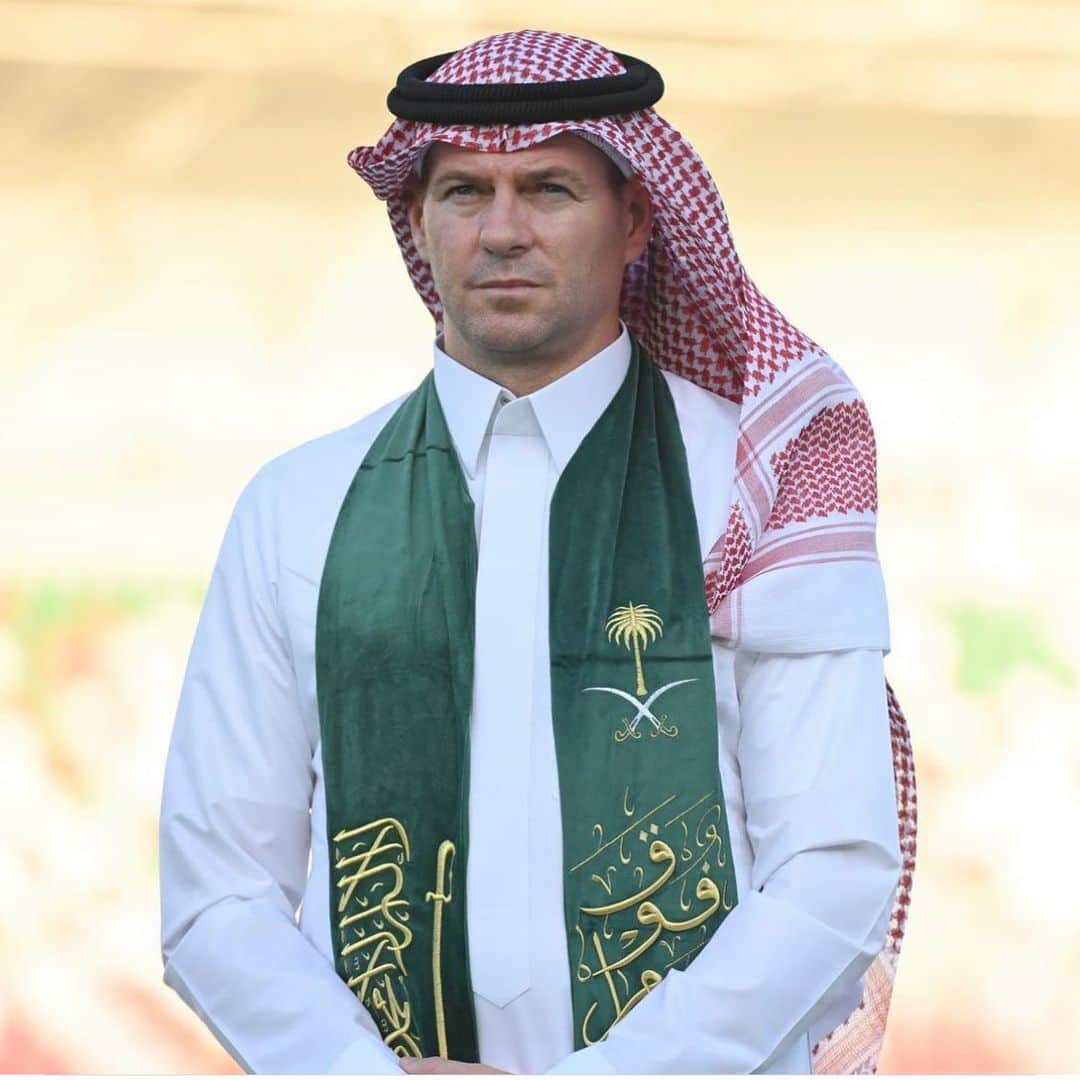 スティーヴン・ジェラードのインスタグラム：「National Saudi day #2023 🇸🇦」