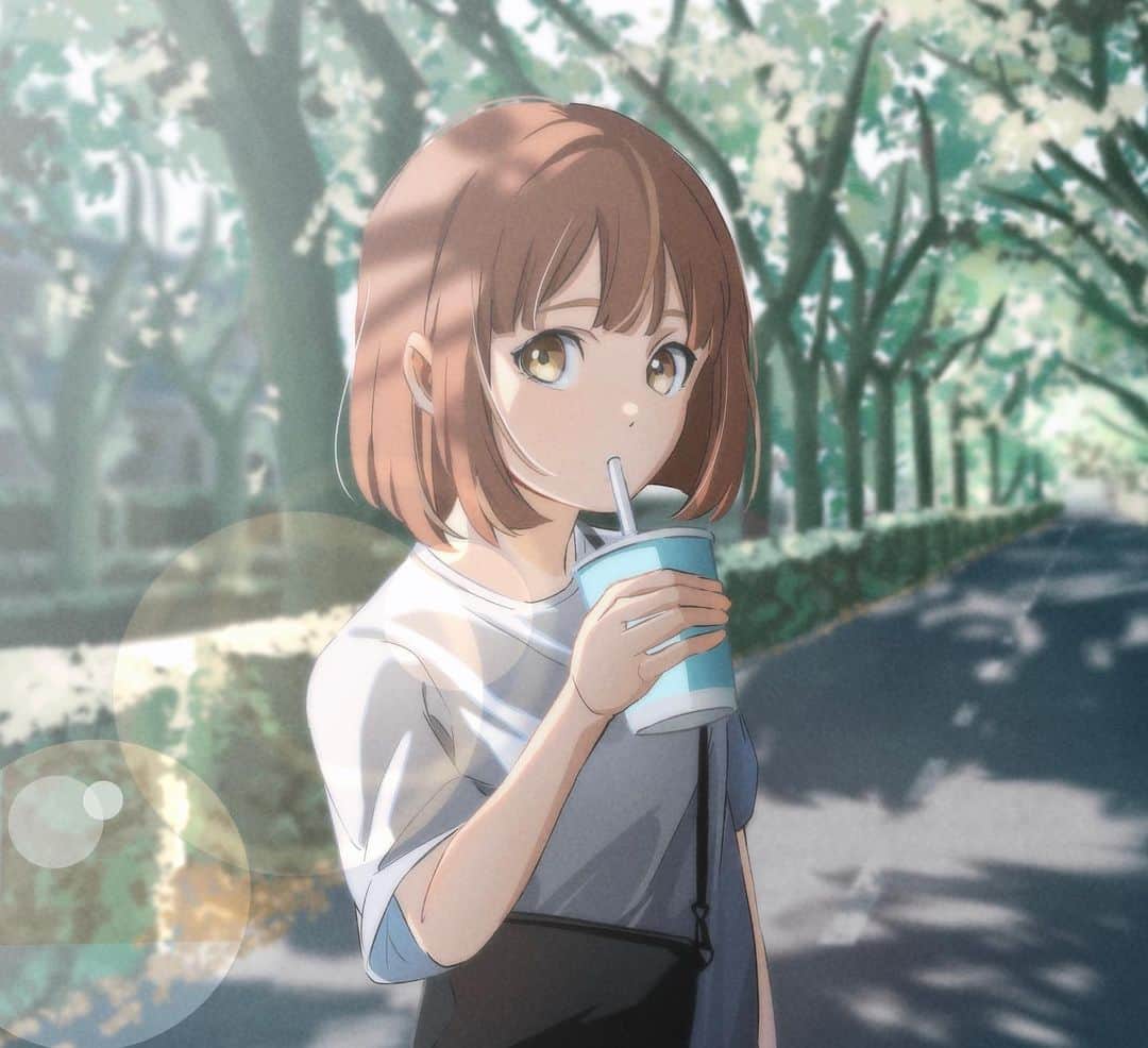 夏目雛子のインスタグラム：「Orginal illustration  #conceptart #conceptartist #characterart #artstyle #digitalpainting #digitalartist #digitalillustration #digitaldrawing #anime #manga #girldrawing #イラスト #イラストグラム #original #創作」