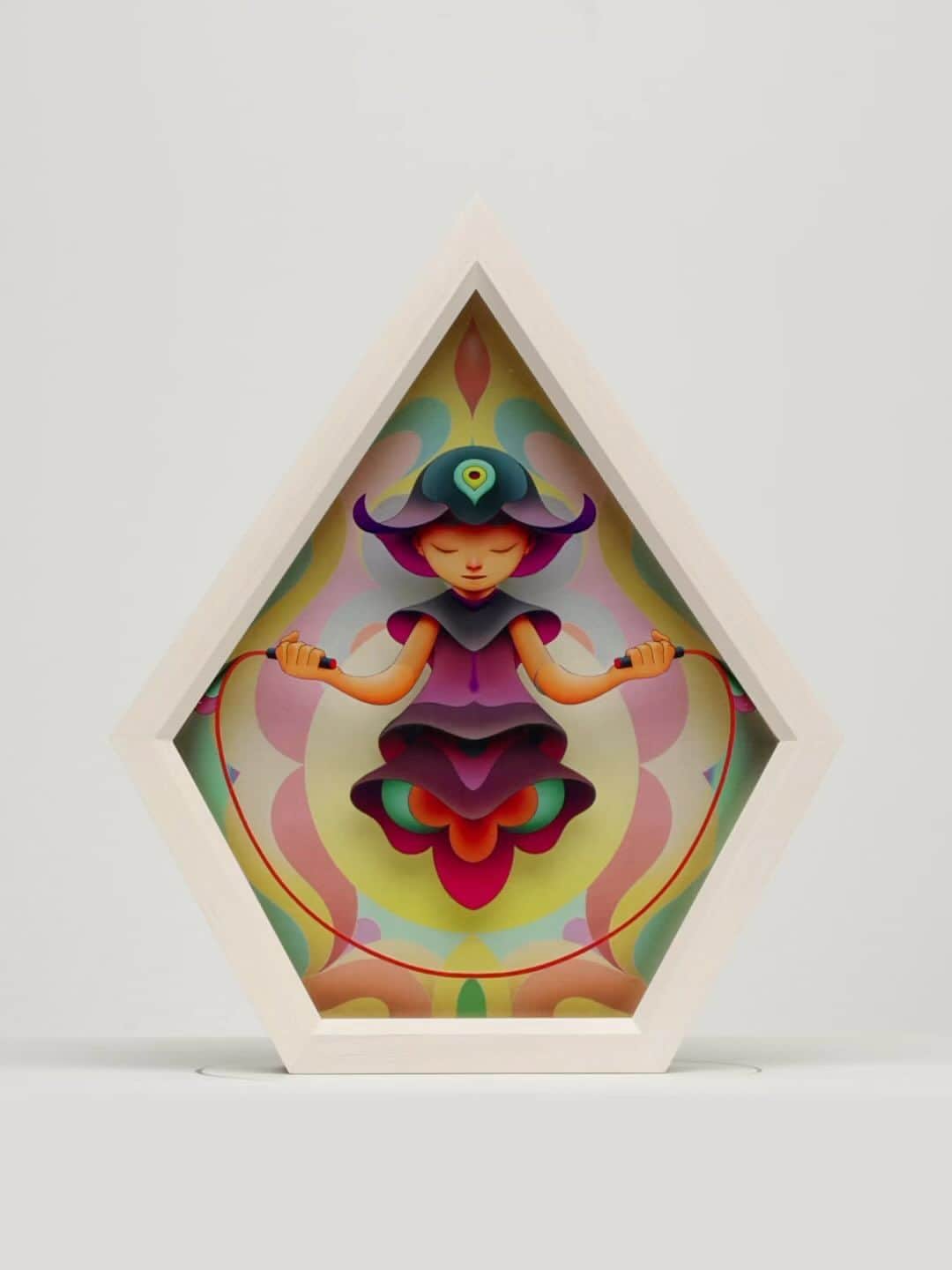 ジェームス・ジーンのインスタグラム：「Skipper 1/1 Multiplane Print @outland_art 📿」