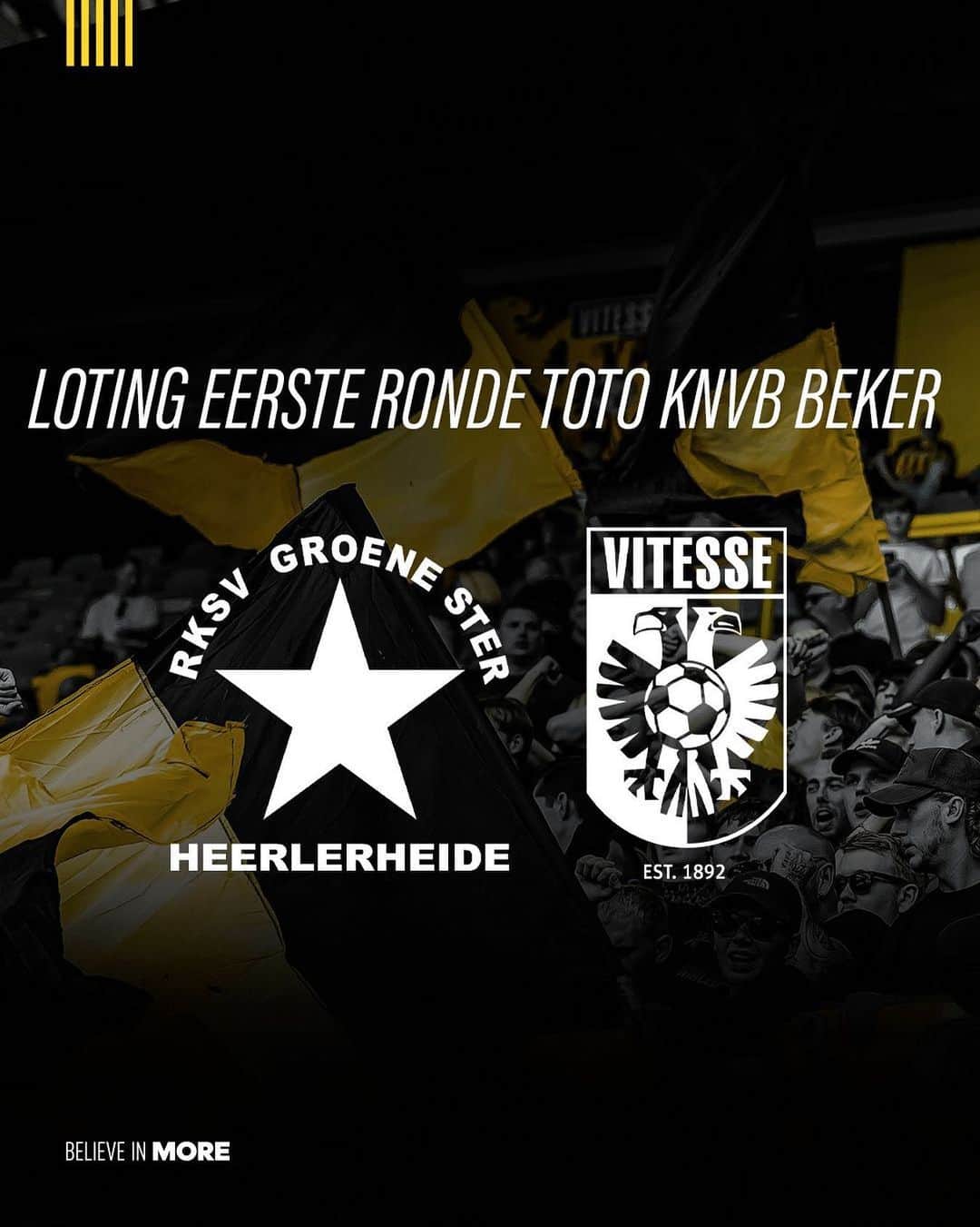 フィテッセさんのインスタグラム写真 - (フィテッセInstagram)「Vitesse treft in de eerste ronde van de TOTO KNVB Beker Groene Ster 🔜  #Vitesse」9月24日 6時59分 - mijnvitesse