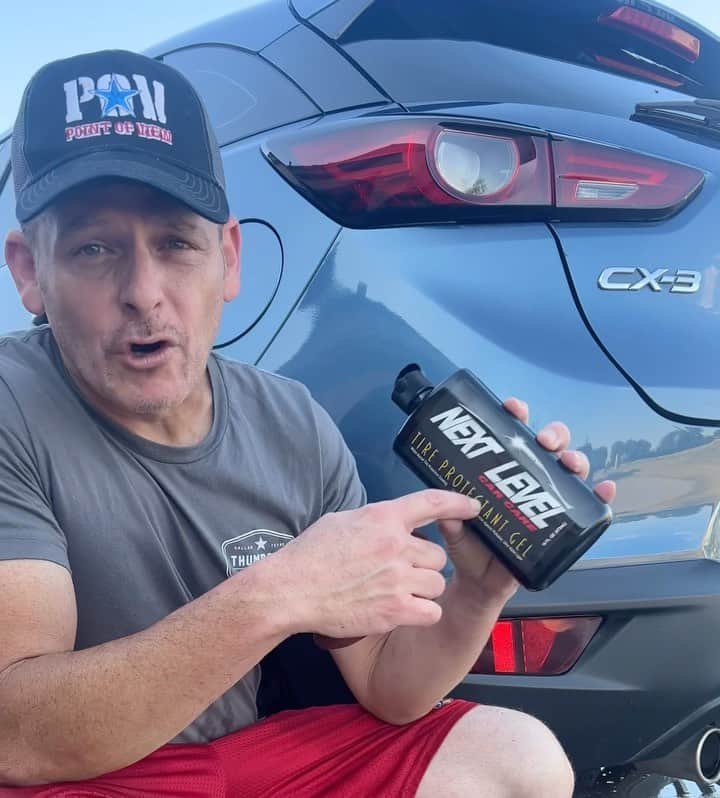 スティーブのインスタグラム：「Check out how well the Next Level Tire Protectant also works on all the faded plastic pieces for a like new look!! 2 for 1 with this Next Level product!! @nextlevelcarcareus」