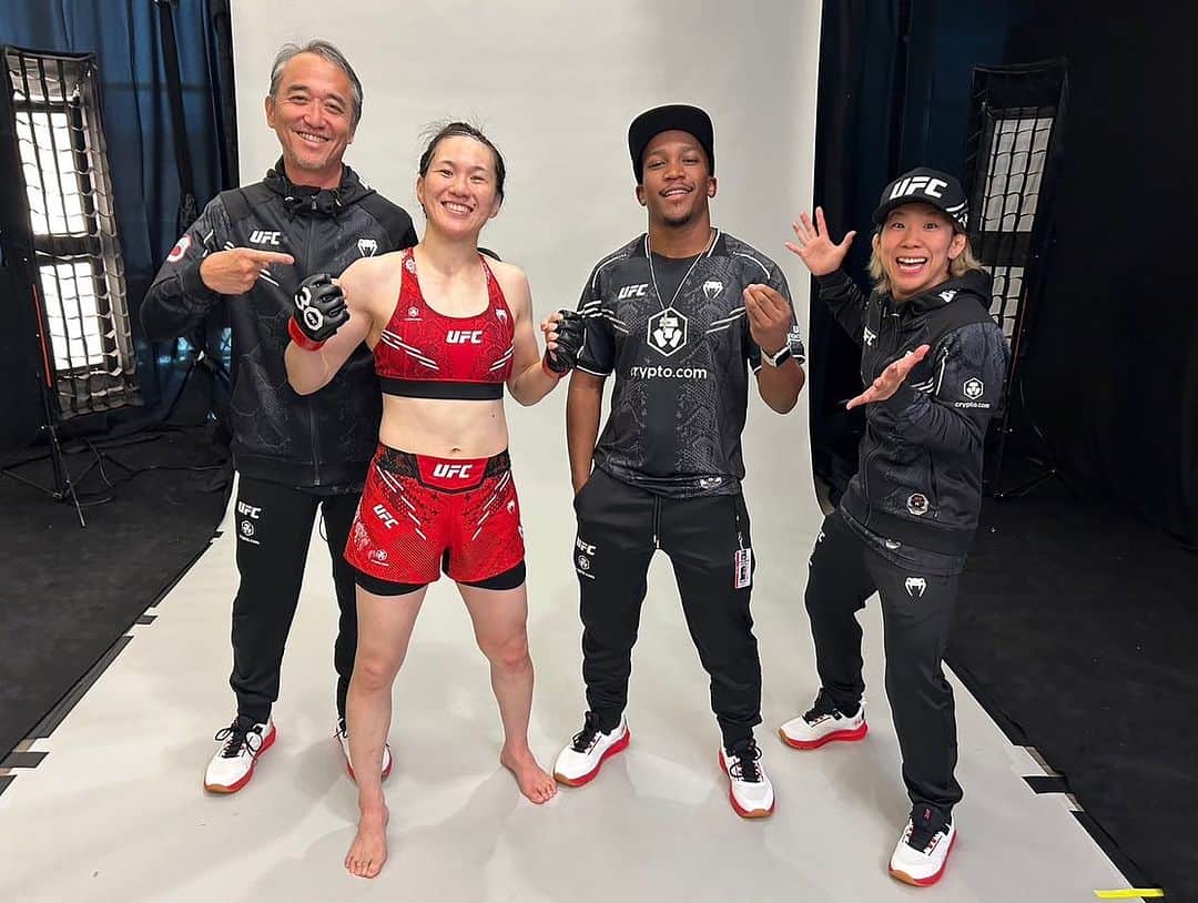 魅津希（井上瑞樹）のインスタグラム：「We made it!!!!!!!!💪✨ Thank you for all support.  I had fight camp in Japan. I received advices many Japanese coaches for this fight. I'm very happy to win this fight today for the people who supported me.  I’m grateful to @phuminkuta_mma , @m_r_t_k_n_k , @shuhirata for 2 weeks.   Thank you so much fans. I appreciate to everyone ❤️‍🔥❤️‍🔥❤️‍🔥  #Japanese #ufcfighter #allsupport #appriciate #teamwork #love」