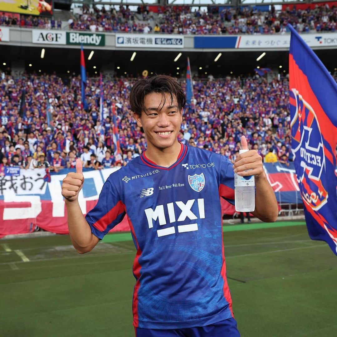 FC東京オフィシャルグッズさんのインスタグラム写真 - (FC東京オフィシャルグッズInstagram)「🔵🔴 vs  #サガン鳥栖   逆転劇のヒーローは、味スタでのゴールをめざしつづけたアカデミー上がりのルーキー。  #俵積田晃太 プロ初ゴールでチームを勝利に導く。  @fctokyoofficial  #FC東京 #fctokyo #tokyo」9月24日 17時00分 - fctokyoofficial