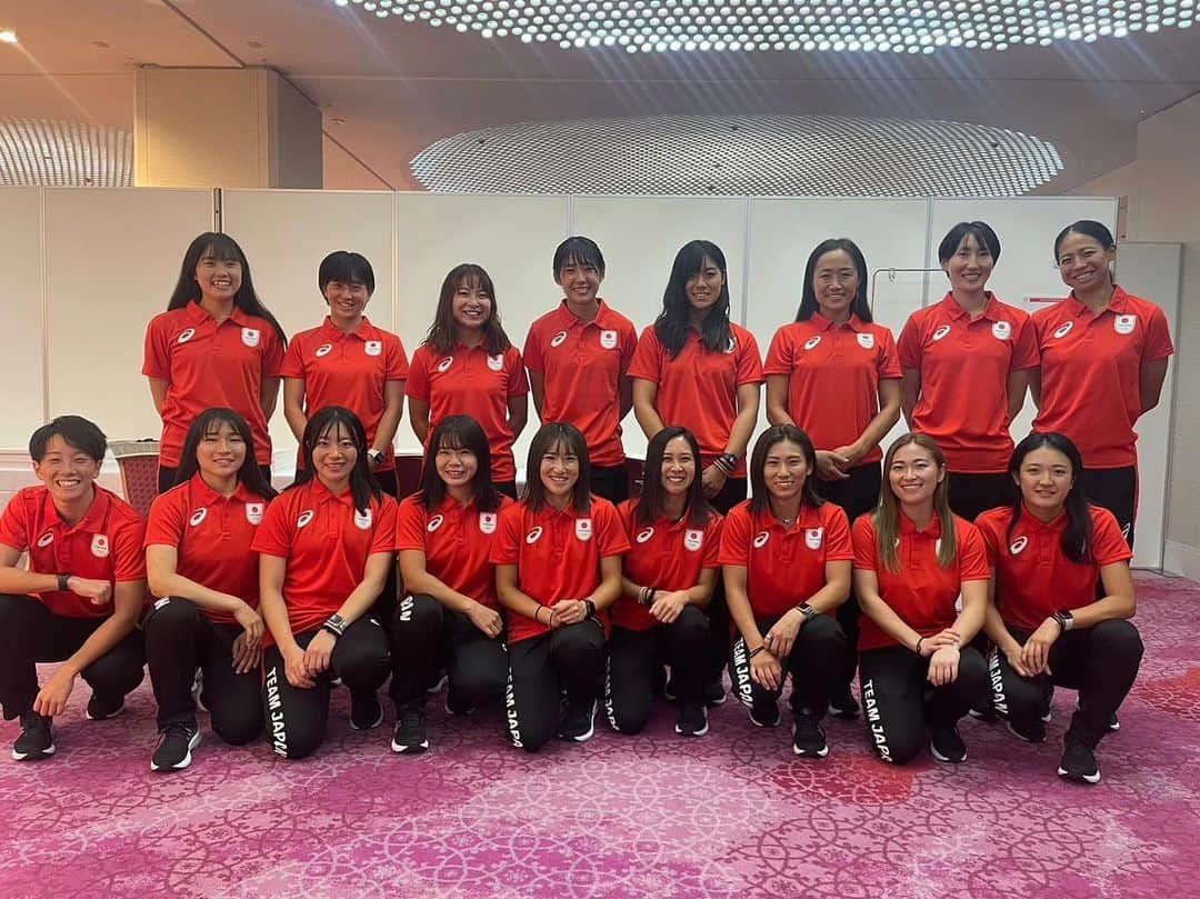 尾本桜子のインスタグラム：「Asian Games🌸🌸🌸  初戦9/27 10:15〜vsIDN🇮🇩 応援よろしくお願いします！」