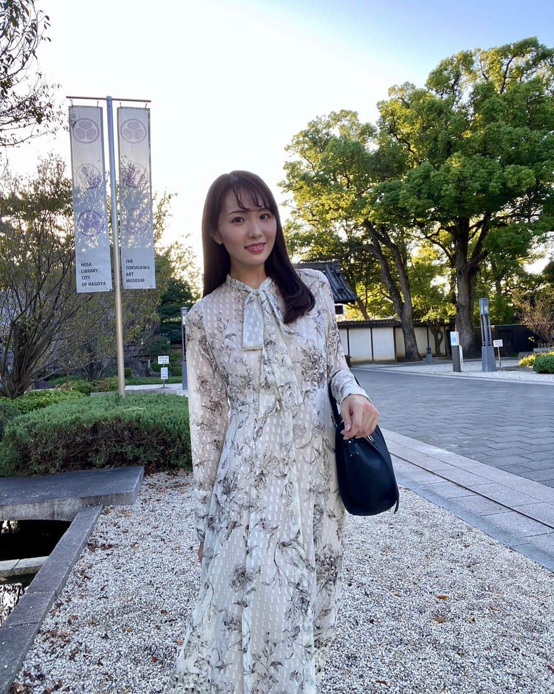 柴田美奈のインスタグラム：「. 徳川園🌿 海外の方も大勢いらしていて、様々な言語が飛び交っていた😊 ⁡ #徳川園」