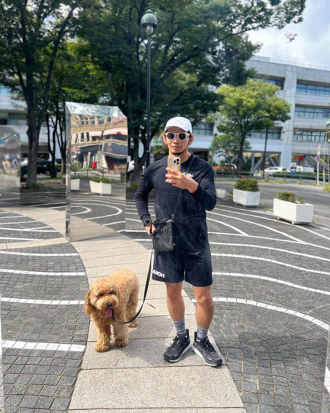 宇野薫のインスタグラム：「本日もご視聴いただきありがとうございました‼︎  UFC日本語実況解説の反省しながら…😩 UNORUNへ🦮🏃🏻💦  #unorun」
