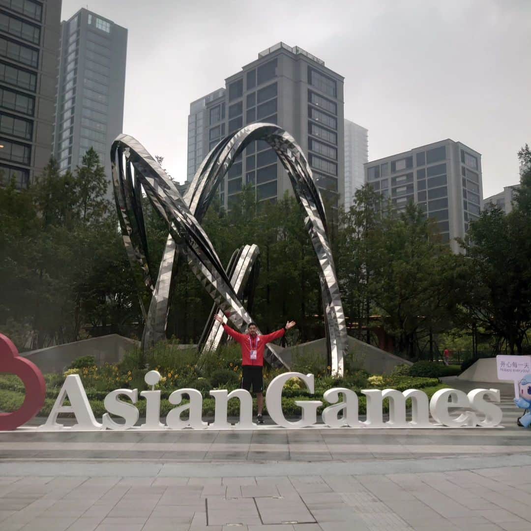 笠原謙哉のインスタグラム：「第19回杭州アジア競技大会  19th Asian Games Hangzhou 2022  #杭州アジア大会 #asiangames2022」