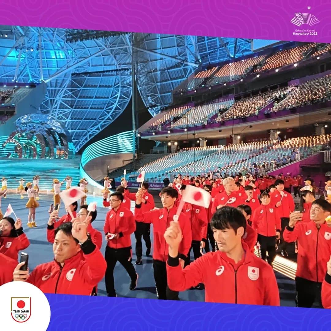 日本オリンピック委員会さんのインスタグラム写真 - (日本オリンピック委員会Instagram)「NICE SHOT #杭州アジア大会📸ˎˊ˗  開会式より  開会式に参加した選手たちの表情をお届け✨ 選手それぞれが大会への想いを高めていきます🔥  アジア大会の視聴はTBS📺 @tbstvs1  #HangzhouAsianGames  #TEAMJAPAN #がんばれニッポン」9月24日 14時51分 - teamjapanjoc