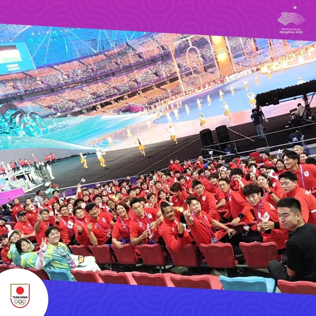 日本オリンピック委員会さんのインスタグラム写真 - (日本オリンピック委員会Instagram)「NICE SHOT #杭州アジア大会📸ˎˊ˗  開会式より  開会式に参加した選手たちの表情をお届け✨ 選手それぞれが大会への想いを高めていきます🔥  アジア大会の視聴はTBS📺 @tbstvs1  #HangzhouAsianGames  #TEAMJAPAN #がんばれニッポン」9月24日 14時51分 - teamjapanjoc