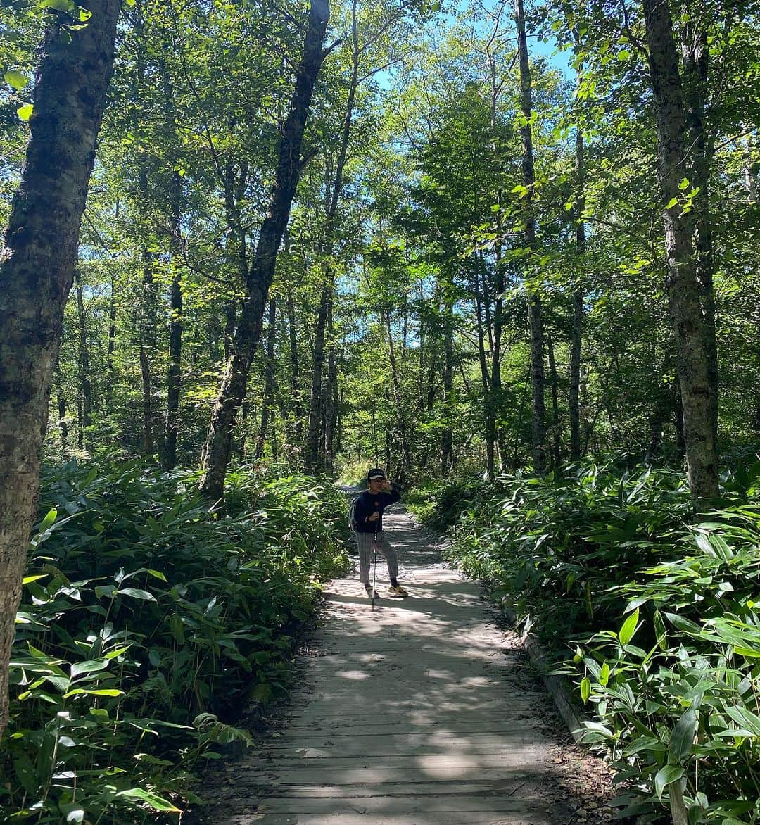 宋美玄さんのインスタグラム写真 - (宋美玄Instagram)「とてもいい天気で上高地は今日も激混み。私たちみたいに山帰りの格好の人は半分くらい。 田代池、大正池を散策した後、河童橋周辺でお昼ご飯。ホットサンドはバターたっぷりで美味しかった🧈❤️ 子どもたちは今年も梓川に石投げまくり。 今年も上高地でチャージ完了。東京に帰ります🚌 #上高地 #田代池 #大正池 #焼岳 #穂高連峰 #河童橋 #梓川 #山ご飯 #ホットサンド」9月24日 14時48分 - mihyonsongkobe