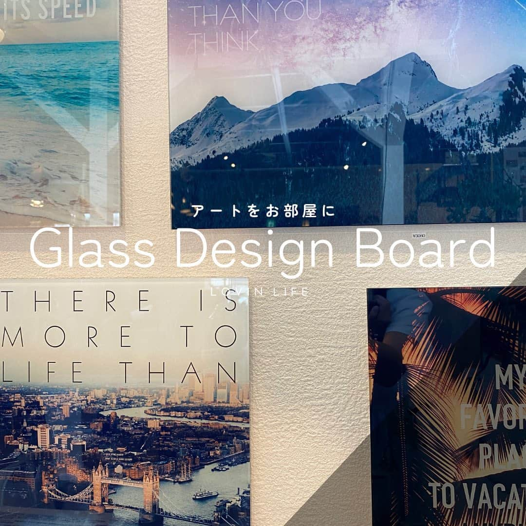 Lovin'LIFE(メゾンデザイン工房)のインスタグラム：「-Lovin’LIFE- アートをお部屋に 【Glass Design Board】のご紹介です💁🏻‍♀️✨  透明感のあるガラスが印象的な アートボード🤍  お部屋の印象を明るくアーティスティックにする ガラスデザインボード✨  カリフォルニアテイストにおすすめです🌴  @maison_design4758 👈その他の投稿はこちらから ----------------------------------------------- #メゾンデザイン工房 は「友人のための家づくり」をモットーにお家づくりをしています🏠  最高のお家を彩るのはインテリアショップ #ラヴィンライフ ♪  個性豊かで味のあるアメリカンヴィンテージテイストの家具•雑貨•照明揃うLovin’LIFEがインテリアコーディネートいたします✨  メゾンデザイン工房×Lovin’LIFEコラボ住宅は ヴィンテージライフ・カリフォルニアライフ・ブルックリンライフ・シンプルライフ の４スタイルをご用意しております。 皆さまお気に入りの【ライフ】を見つけてください👀💕  新築だけでなく、 リフォームやリノベーションのお手伝いもさせていただきます⛏  スタッフ一同、皆さまのお越しを心よりお待ちしております😊 ----------------------------------------------- #ガラスデザインボード #デザインボード #アートのある暮らし #カリフォルニアテイスト #california   #福井新築 #福井マイホーム #福井注文住宅 #福井工務店#福井デザイン住宅 #福井リノベーション #福井インテリア #福井家具」