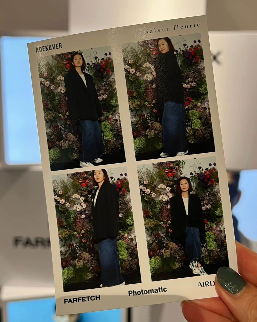 チョン・ギョンスンのインスタグラム：「Farfetch 팝업, 즐거운 저녁 #파페치」