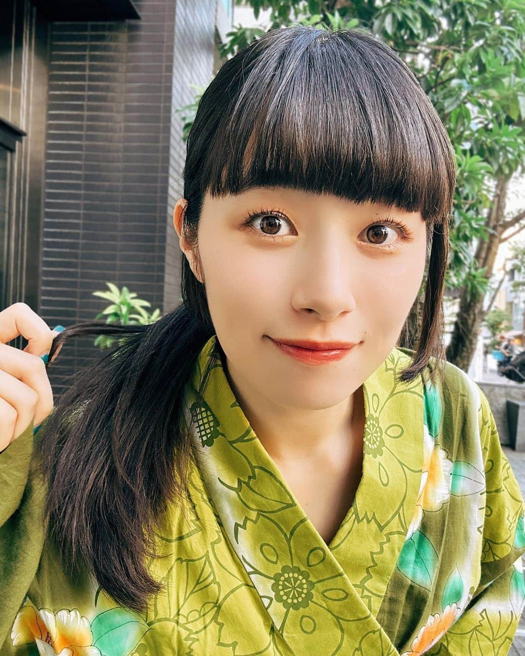 内藤好美さんのインスタグラム写真 - (内藤好美Instagram)「おばあちゃんのお下がり👘  黄緑かわいいっ。  traditional Japanese dance lesson.  日本舞蹈练习.  일본 무용 연습.  #action#actress#japan#japanese#followme #karate#kyokushin#kyokushinkarate#blackbelt#アクション#アクション女優#空手#極真空手#黒帯#二段#武打#動作片#動作演員#女演員#액션#가라테#액션영화#일본#kimono#日本舞踊#日舞#内藤好美#太田プロ#hime#himecut」9月24日 16時53分 - _ko._.no_