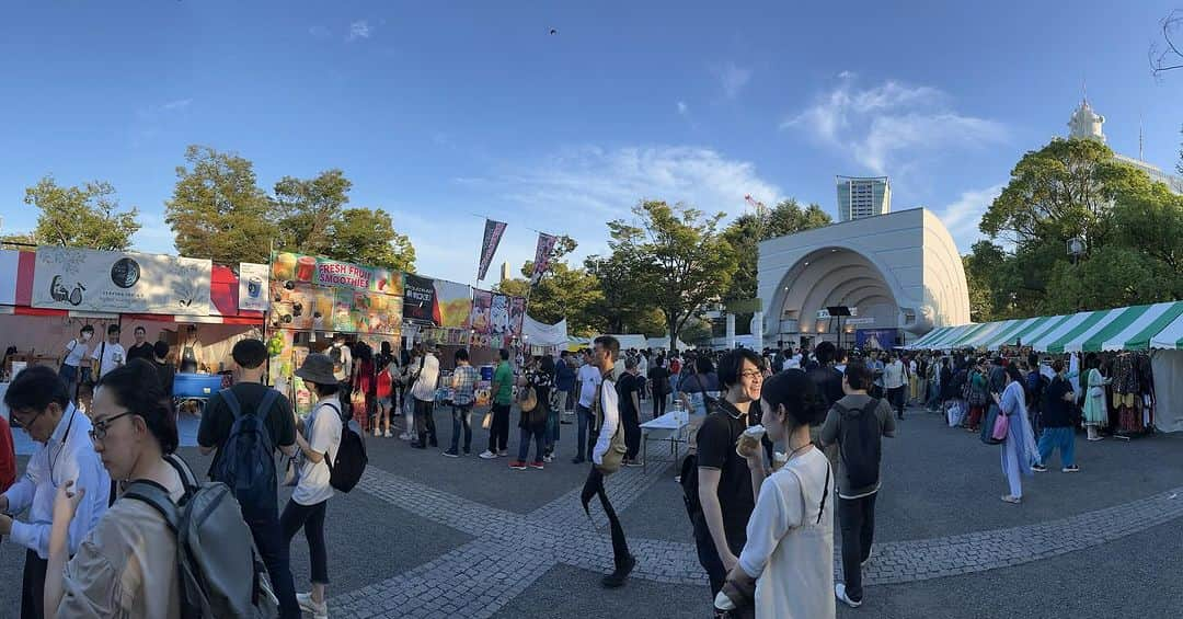 森田繁のインスタグラム：「墓参のあとは代々木公園でナマステインディア」