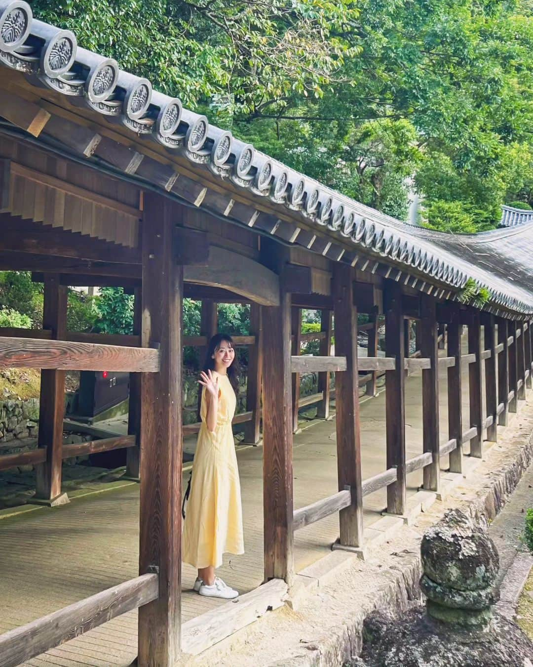 中川知香のインスタグラム：「⛩️ 吉備津神社  #中川知香」