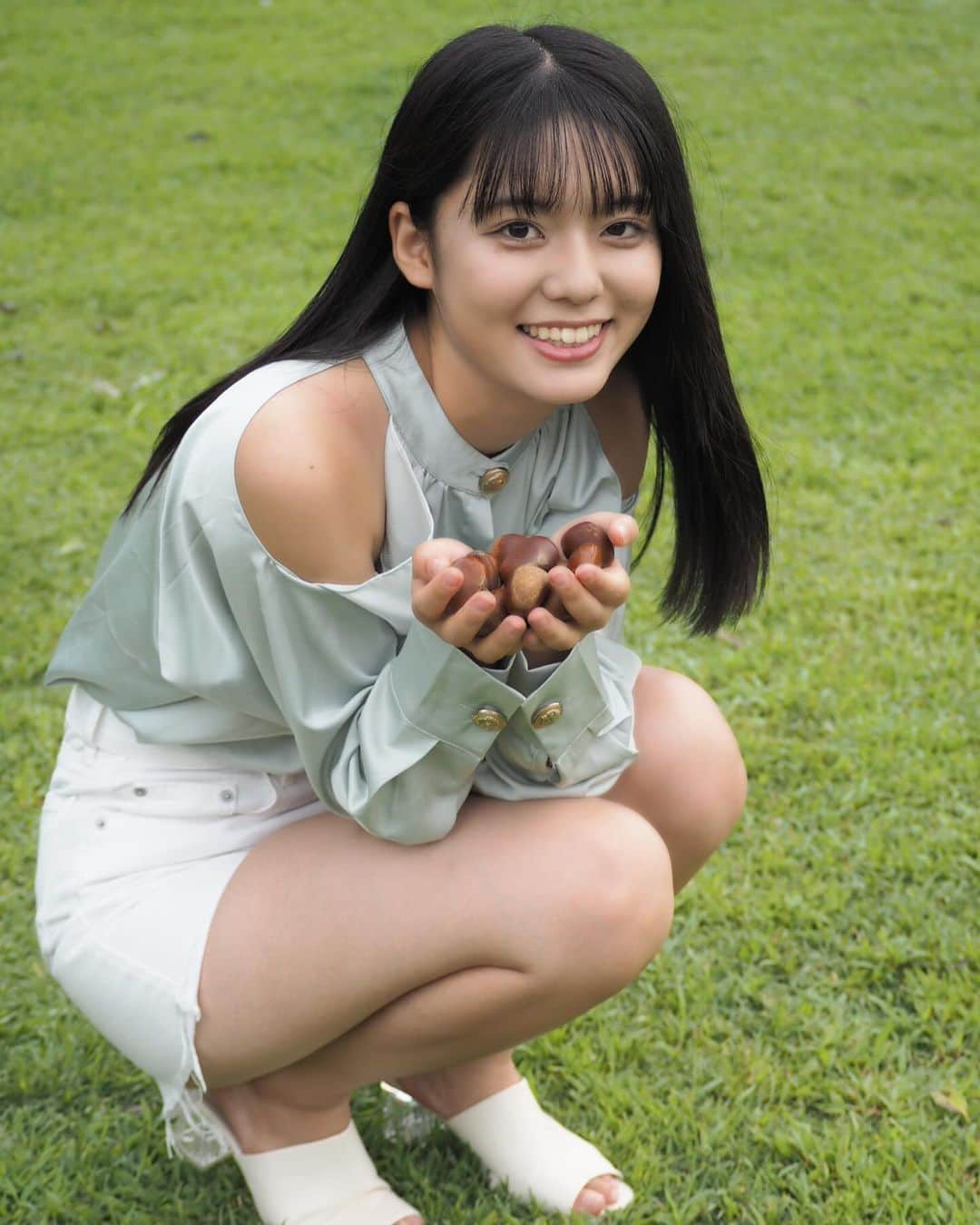 松島かのんさんのインスタグラム写真 - (松島かのんInstagram)「🌰ᴳᴱᵀしたよ·͜·ᰔᩚ 甘くて美味しかったŧ‹”( ‘ч’ )ŧ ...