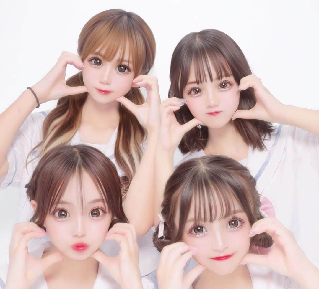 まほこのインスタグラム：「🍩めるぷち選抜生🍩   #めるぷち #みなまほひなひな」