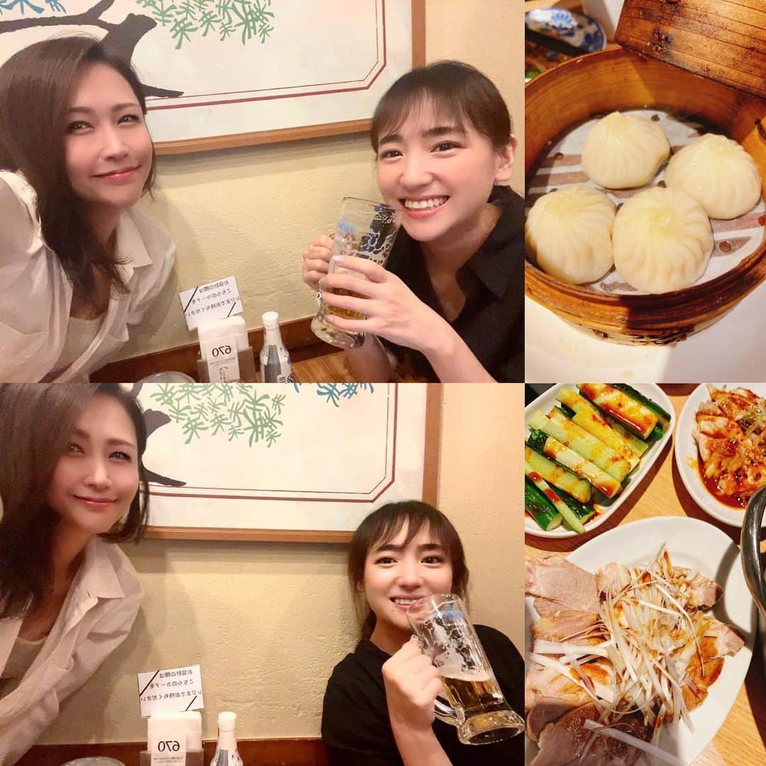 水上真理のインスタグラム：「土曜日はユミコと🥰 . 笑いすぎて お腹痛かった🤣✨ . 楽しい時間をありがとぉ💕 . #smile  #happy  #love  #大親友」