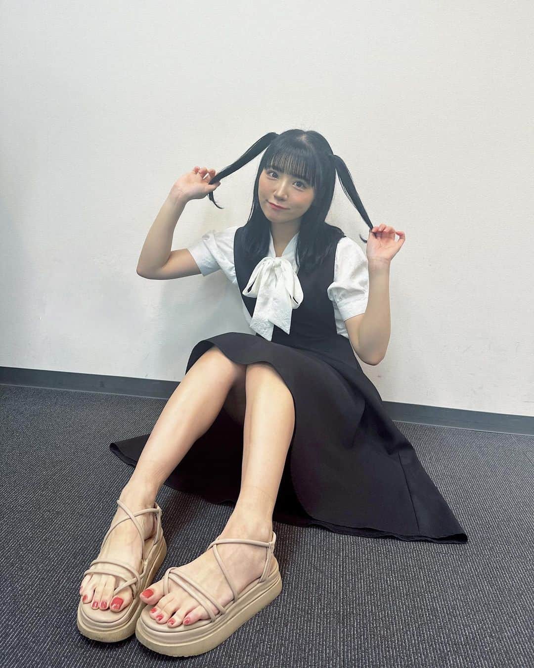 藤田みゆのインスタグラム：「靴下跡が気になる🫣笑」