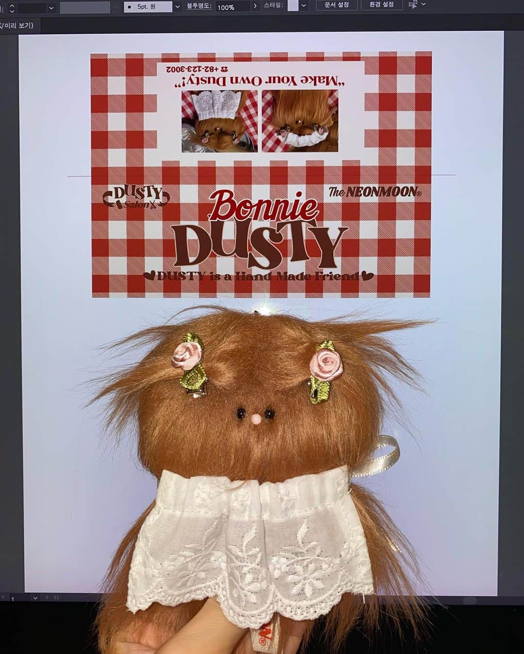 ネオンムーンのインスタグラム：「Bonnie Dusty🍎🌹❤️ ...soon....♡」