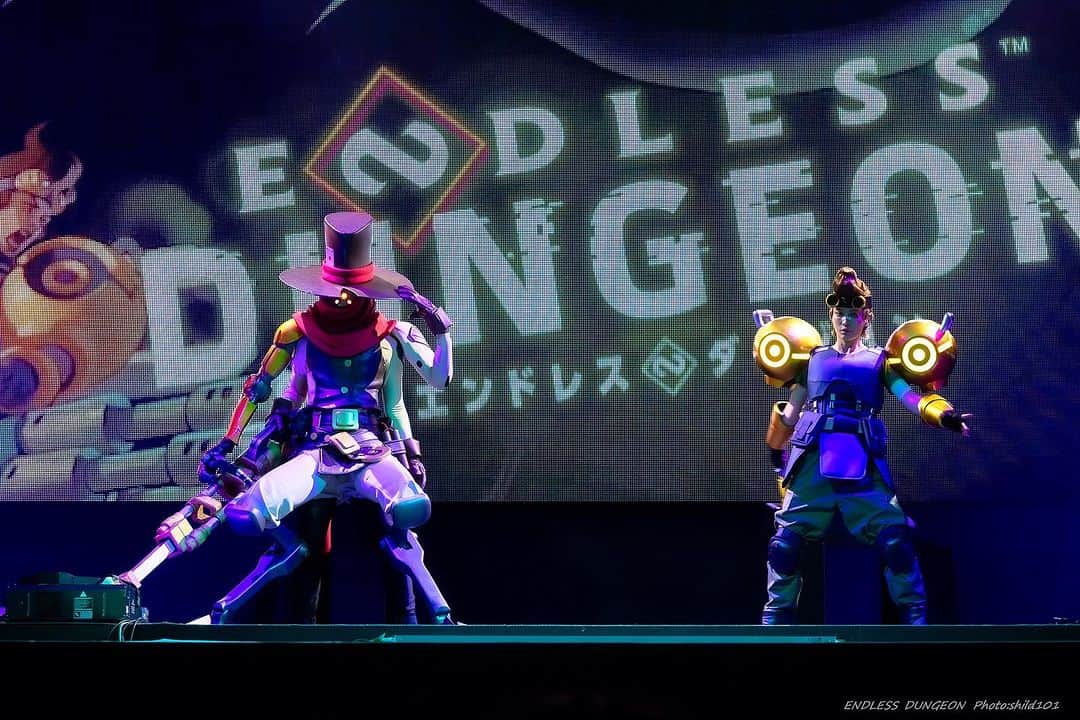 霜月紫のインスタグラム：「#エンドレスダンジョン #sega #tgs2023」