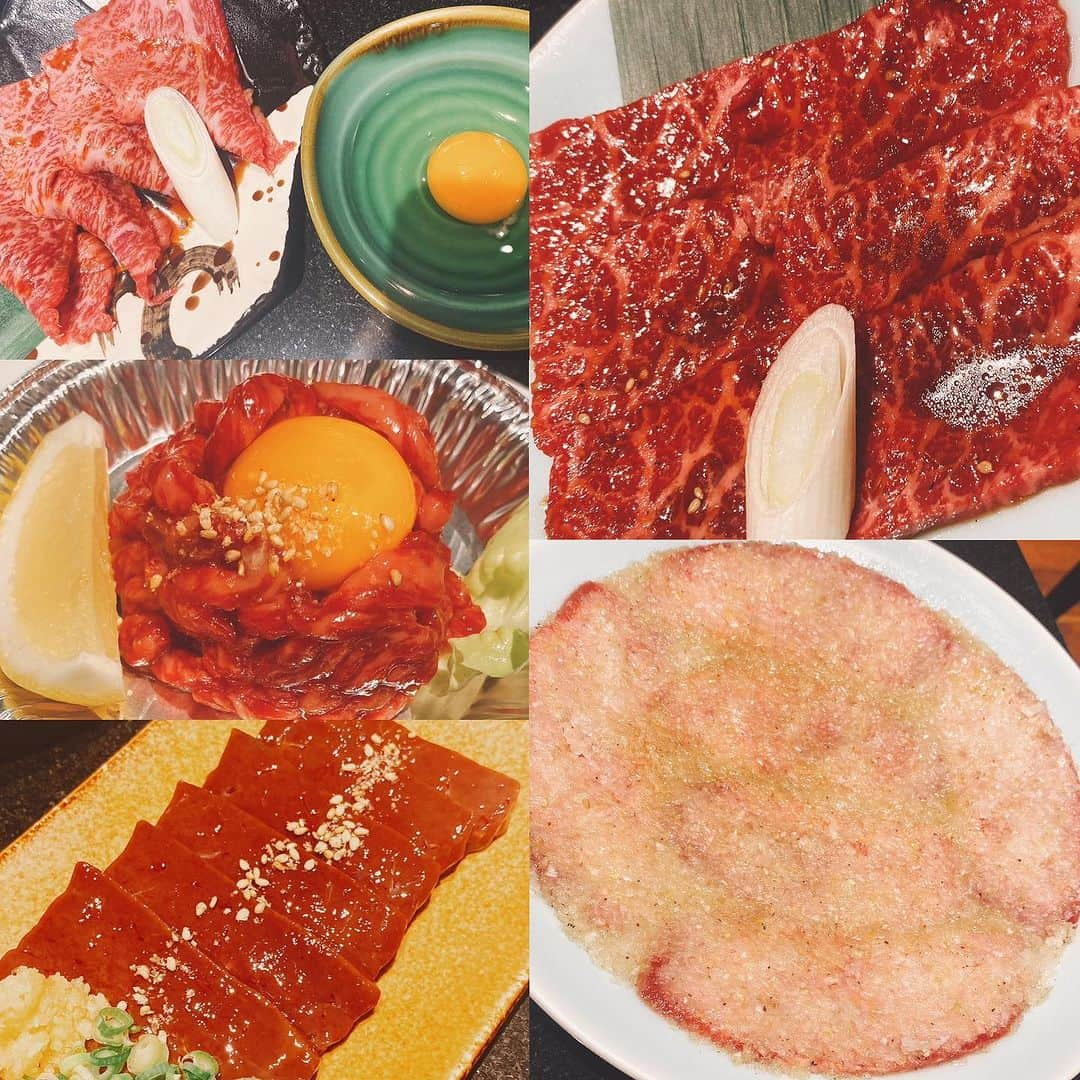 ゆみのインスタグラム：「麻布十番　焼肉　おくむら  ネギタン美味しかったなぁ👅  #焼肉 #肉 #麻布十番 #麻布十番グルメ #食テロ #食テログラム」