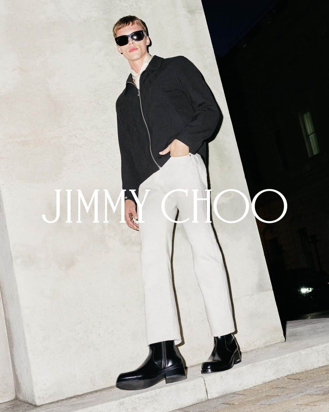 Jimmy Chooのインスタグラム：「A new design with eternal appeal, the Elias Zip Boot is a testament to timeless style #JimmyChoo」