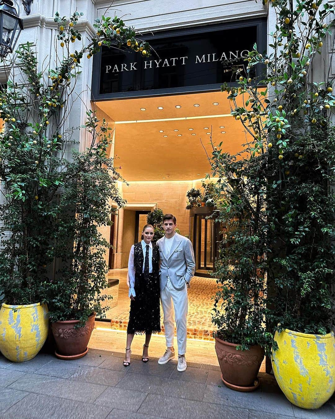 オリヴィア・パレルモのインスタグラム：「Always sparkling at my home away from home @parkhyattmilano ✨💕  #ParkHyattMilano #TheHeartOfMilan #ParkHyatt」