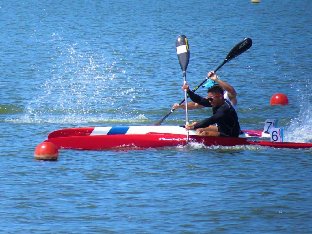 三浦伊織のインスタグラム：「.  📷✨/ @japancanoefederation   #canoe #kayak #summer #sport #paddling #石川県 #小松市 #木場潟 #🛶☀️」