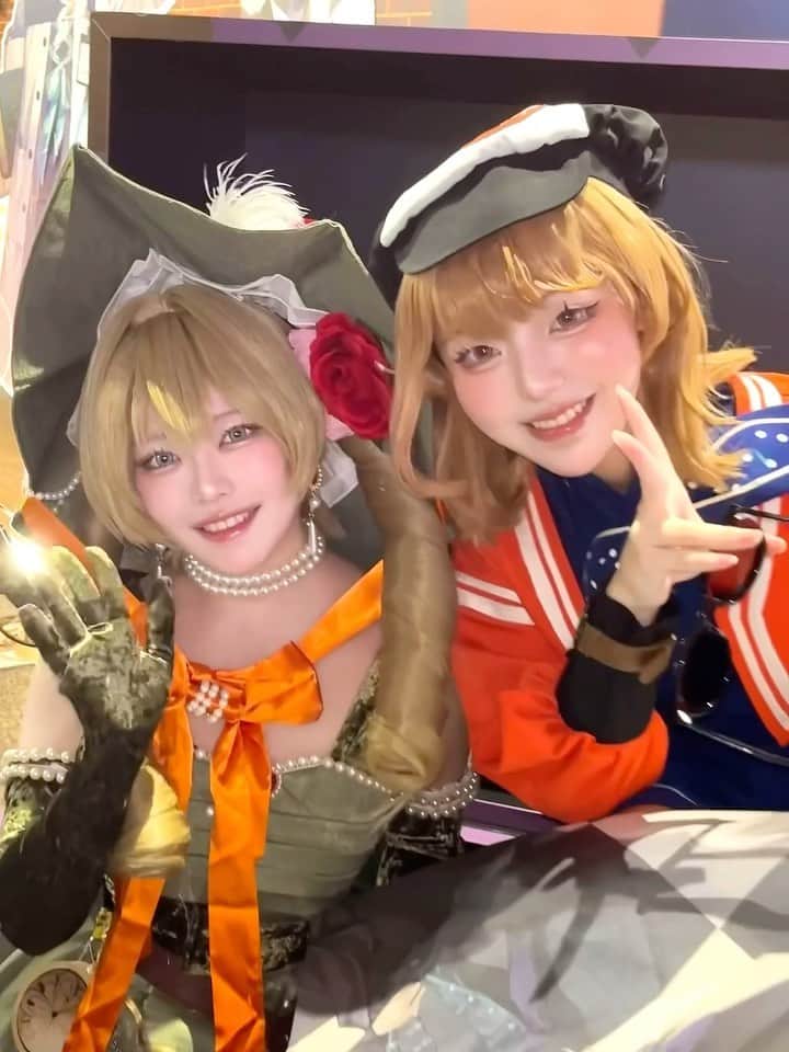 凸守たかねのインスタグラム：「#TGS2023 2日間ありがとうございました✨️ とっても素敵なブースだったな〜！楽しんでもらえたかな？ 私はみんなに会えたことが嬉しかったです☺️ リバース1999は作り込まれた世界観とつい引き込まれるキャラクターが魅力なんです🍎🤍事前登録もお待ちしてます!!  #リバース1999  #リバース1999TGSシネマ  @Reverse1999_JP」