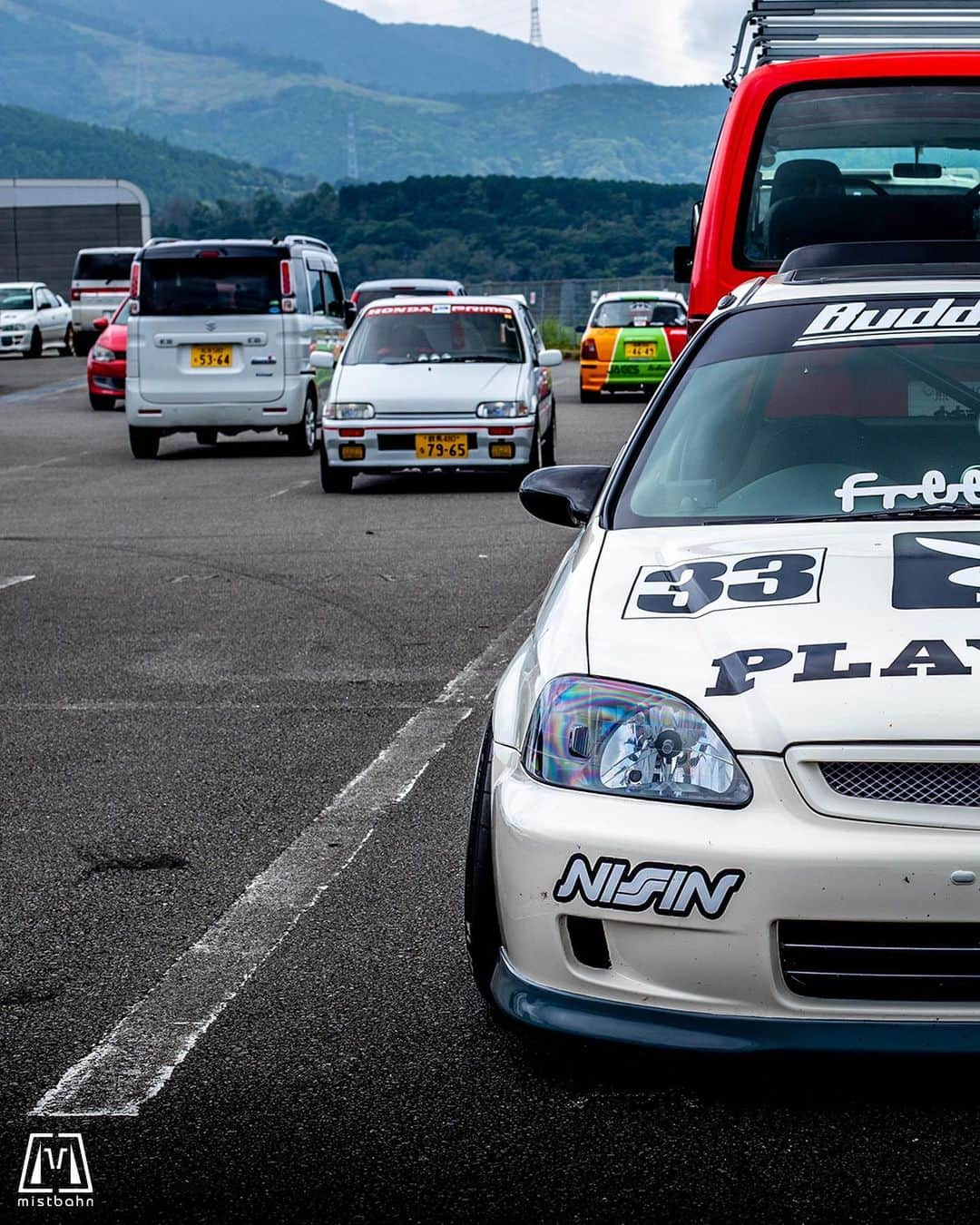 mistbahnさんのインスタグラム写真 - (mistbahnInstagram)「_ Honda EK9 CIVIC Type R _ owner: @gatagataogata_  photo: @mistbahn _ Shot on Aug-16 2022 Fuji International Speedway. _ JP) 2022年8月16日 富士スピードウェイで撮影。 _ _ #playboy #playboycivic #プレイボーイ #freedomtw #civic #hondacivic #ホンダシビック #シビック  #ek9 #ekcivic #ek #honda #vtec #jdm #stancenation #trackstance #kanjo #kanjostyle #kanjoracer #kanjozoku #fujispeedway #fujiinternationalspeedway #fsw #fisco #富士スピードウェイ #hondasontrack #buddyclub #p1racing」9月24日 21時03分 - mistbahn