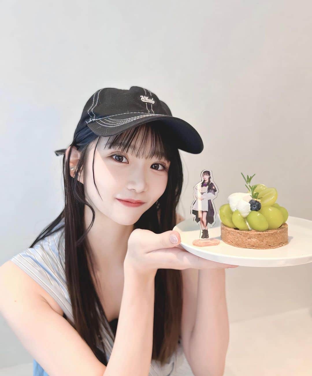 堂本千晴のインスタグラム：「一花ちゃんBirthdayデートだったのでアクスタも連れていきました‪🫶🤍」