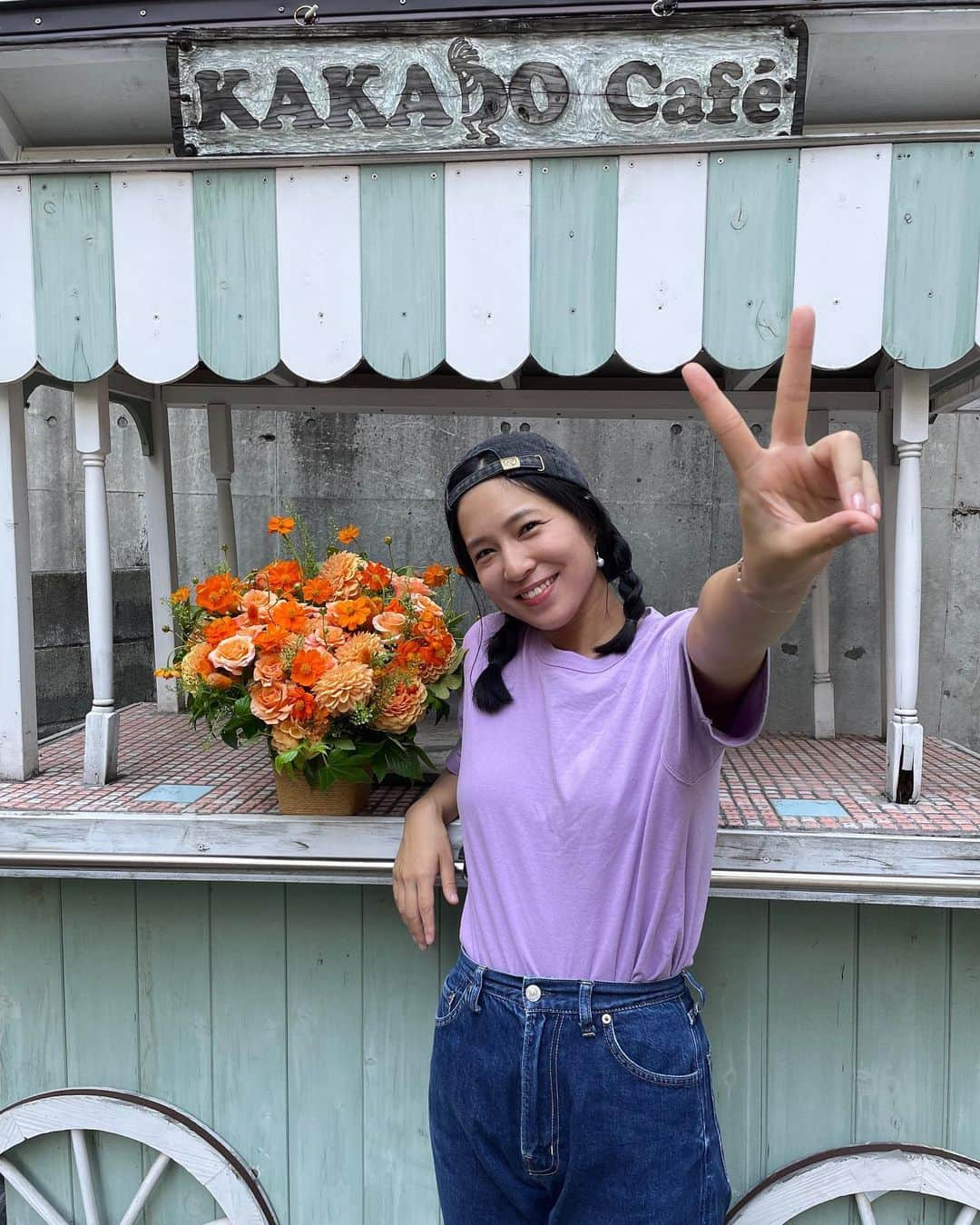 山下由奈のインスタグラム：「２日間ありがとうございました🧡💚💐 最高でした🥹✨」