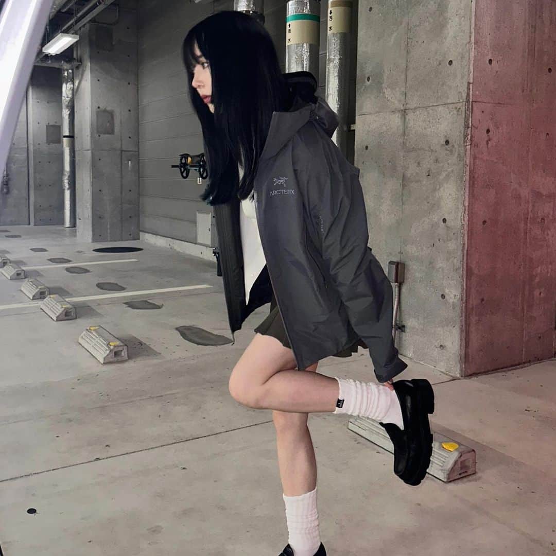 柊有紗さんのインスタグラム写真 - (柊有紗Instagram)「本日韓国学生風コーデなの(黒髪復活ꫛꫀꪝ✧‧˚)」9月24日 21時31分 - alilisa_h