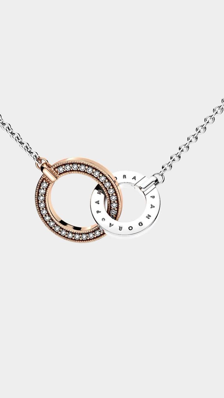 のインスタグラム：「Let’s link up. ⚪️🟠 #PandoraJewellery #PandoraSignature #Pandora」