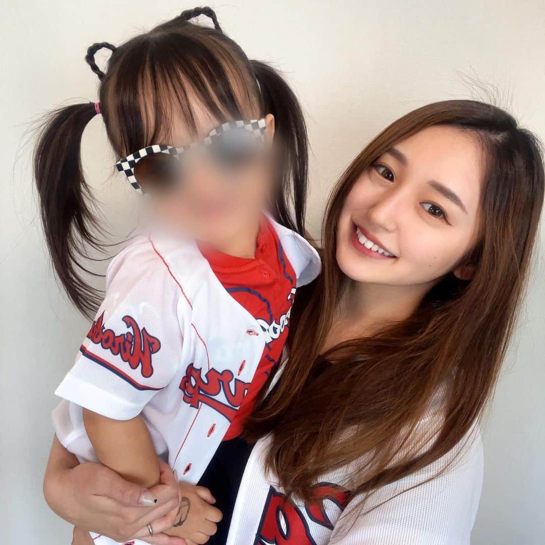 明空星のインスタグラム：「久しぶりのカープ観戦‼️⚾️ 楽しかった〜  #カープ」