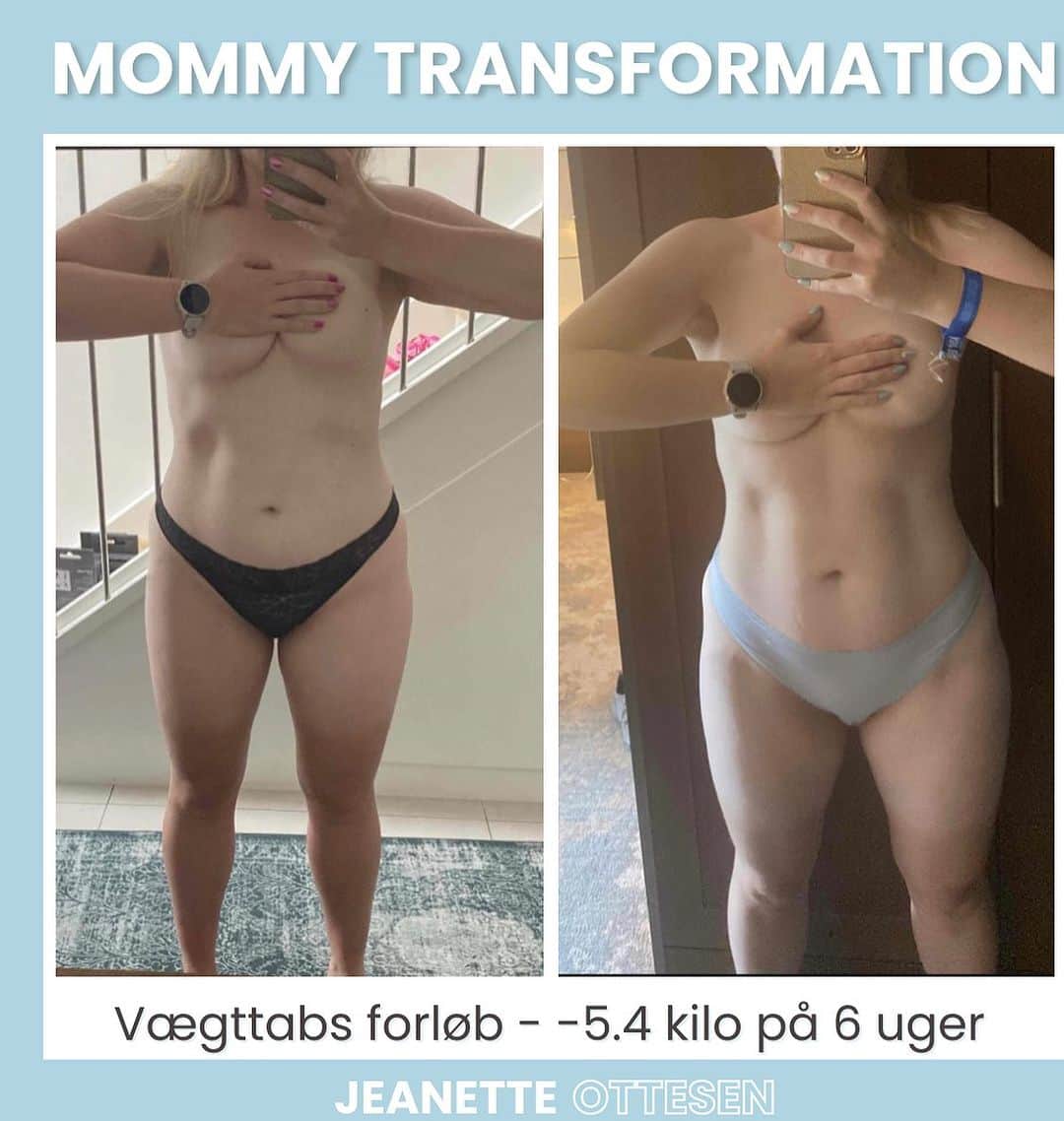 ヤネッテ・オッテセンのインスタグラム：「🥇U G E N S  K L I E N T 🥇  Puha jeg glæder mig hver uge til at følge denne seje mamas forløb. Vi er KUN 6 uger inde i hendes forløb, og hold da op en inspiration hun er 😱💪🏽  Med et stillesiddende job og efter en ordentlig omgang corona, mistede hun glæden og motivationen til at træne og til at leve sundt 🏋🏼‍♀️  Vi har fået C på benene igen og har skabt nogle kostplaner, som er nemme at holde og som skaber en god struktur i hendes hverdag 🥗🍝  5.4 kilo er tabt og 27 cm er smidt på kun 6 uger. Jeg glæder mig til at følge resten af hendes forløb 🫶🏽  Overvejer du at starte din vægttabsrejse, så skriv dig op via linket i min bio, eller min story, og lad mig hjælpe dig frem mod dit mål 🥇💪🏽🏆  #jeanetteottesencoaching 🩷」