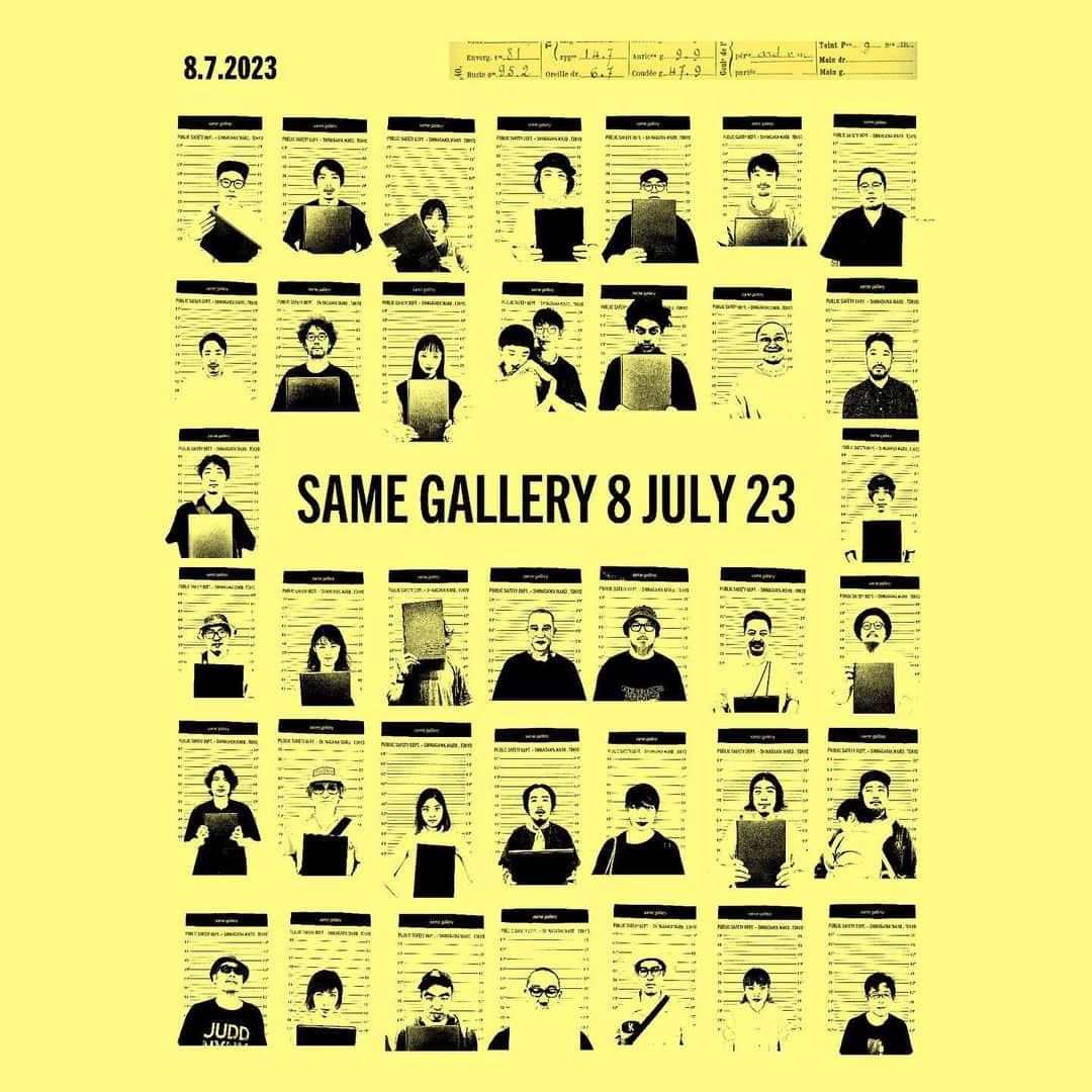 長谷川踏太さんのインスタグラム写真 - (長谷川踏太Instagram)「2023年7月8日　「盗めるアート展の記録」のお披露目を関係者だけでひっそりと。暑い中、お運びくださった皆様ありがとうございました。  8th July, The launch of the "Record of Stealable Art Exhibition" was held at Same gallery quietly with only those involved.  Thanks to everyone who came in the midsummer heat.」9月25日 2時00分 - t_o_t_a