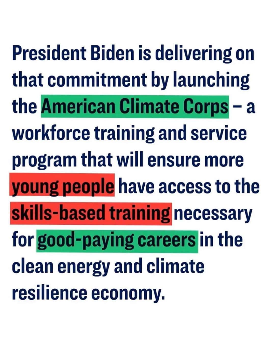 ソフィア・ブッシュさんのインスタグラム写真 - (ソフィア・ブッシュInstagram)「I love being part of @glblctzn. And yesterday I was thrilled to be able to challenge the private sector to step up and spend on climate solutions, while also highlighting the historic launch of the #AmericanClimateCorps by the Biden Administration. (Swipe to the end to see just how excited I got about what this means for careers for young folks! 😜🌱)  I’ll let my friend, scientist & @workinprogress guest @ayanaeliza take it from here because post was perfect: #Repost @ayanaeliza ・・・ This is HUGE news! And can we talk about how much love wetlands are getting in this new initiative?! 💚 Thank you @potus and the entire Biden team who made this happen, and to @sunrisemvmt, @evergreenaction & everyone who relentlessly advocated for this. 👏🏽💪🏽🙌🏽✨  Sign up at: whitehouse.gov/ClimateCorps  Plus, a little lesson in policymaking tenacity: The concept of a Civilian Climate Corps was proposed by @govinslee during his presidential campaign (#ClimateCandidate), modeled after the Civilian Conservation Corps of President. FDR’s New Deal. The concept was then picked up by Sen. @elizabethwarren in her campaign after Inslee dropped out of tue race, and then adopted by Biden after he won the primary. It then became part of the Build Back Better bill, but it was cut at the last minute from what became called the Inflation Reduction Act. How job training became partisan and controversial is beyond me! But the White House climate team never gave up on this dream to train a generation of Americans for green jobs. And neither did activists. So despite not having the 10s of billions of dollars needed to launch this program at full scale, the @whitehouse & @americorps pieced together a program. And hopefully, as the concept is proven, Congress will appropriate funds to ramp it up.   Special shoutout to one person who was there every step of the way — working on the Inslee, then Warren, then Biden campaigns, to Evergreen Action, and now in the White House climate office — keeping this dream alive: Maggie Thomas. @agirlnamedfrances, I am so proud to know ya, and so grateful for your creative determination. ✨  Let this be a lesson to all of us. Long game. Don’t quit on big ideas.」9月25日 3時27分 - sophiabush
