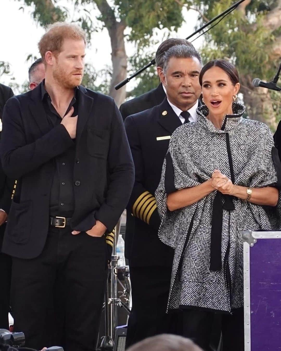 Just Jaredさんのインスタグラム写真 - (Just JaredInstagram)「Prince Harry & Meghan Markle showed their support at Kevin Costner's One805LIVE! Fall 2023 Fundraiser, which helps provide financial aid and mental health support to first responders. #PrinceHarry #MeghanMarkle #KevinCostner Photos: Backgrid」9月25日 3時32分 - justjared