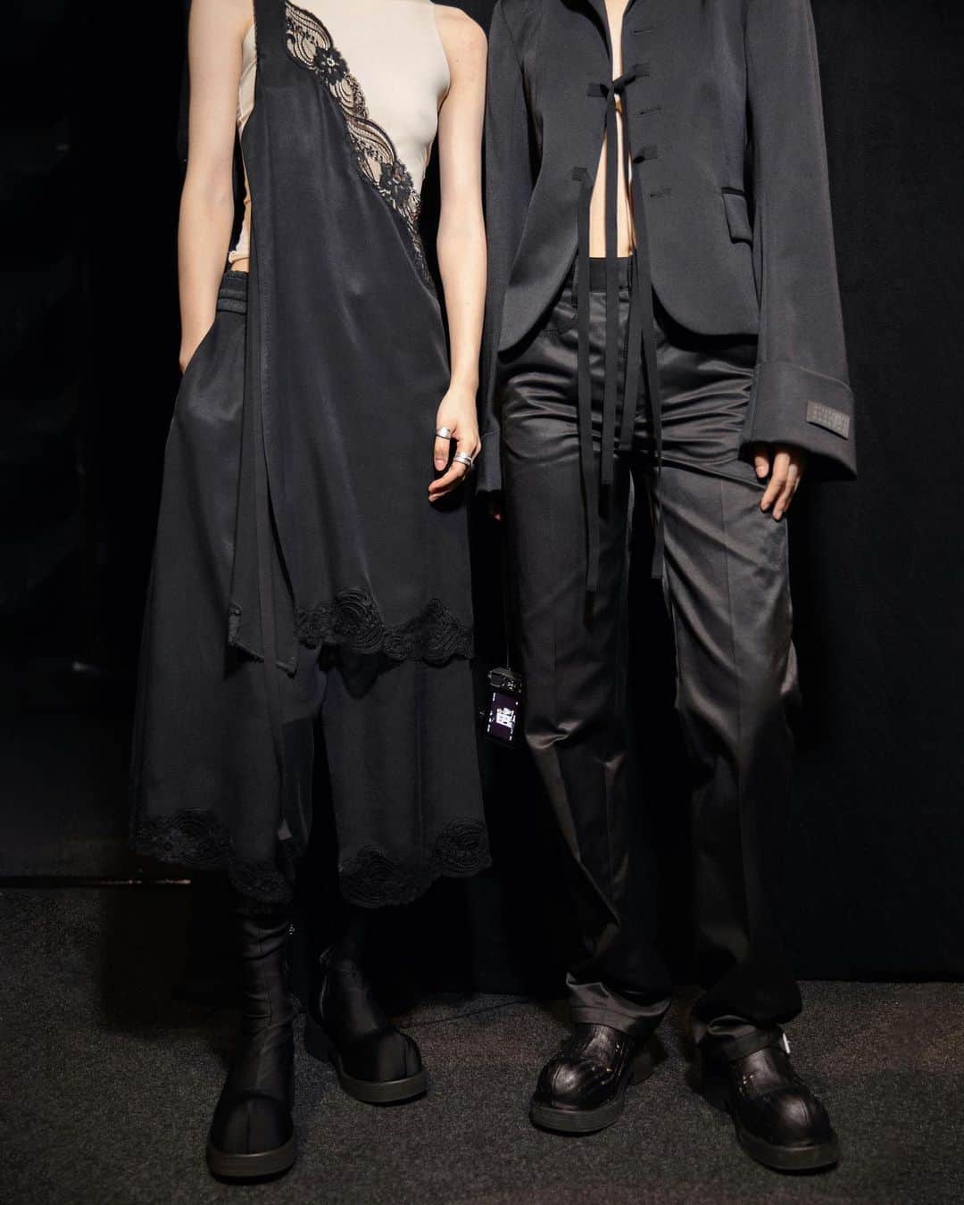のインスタグラム：「Backstage #MM6 Maison Margiela Spring-Summer 2024」