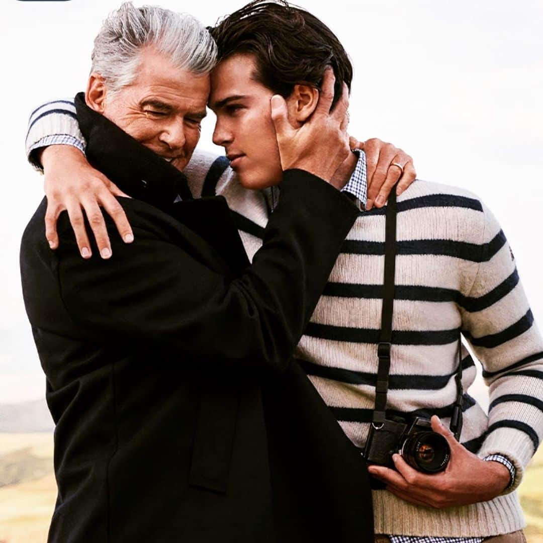 ピアース・ブロスナンさんのインスタグラム写真 - (ピアース・ブロスナンInstagram)「Father & Son #Paul&Shark」9月25日 4時42分 - piercebrosnanofficial