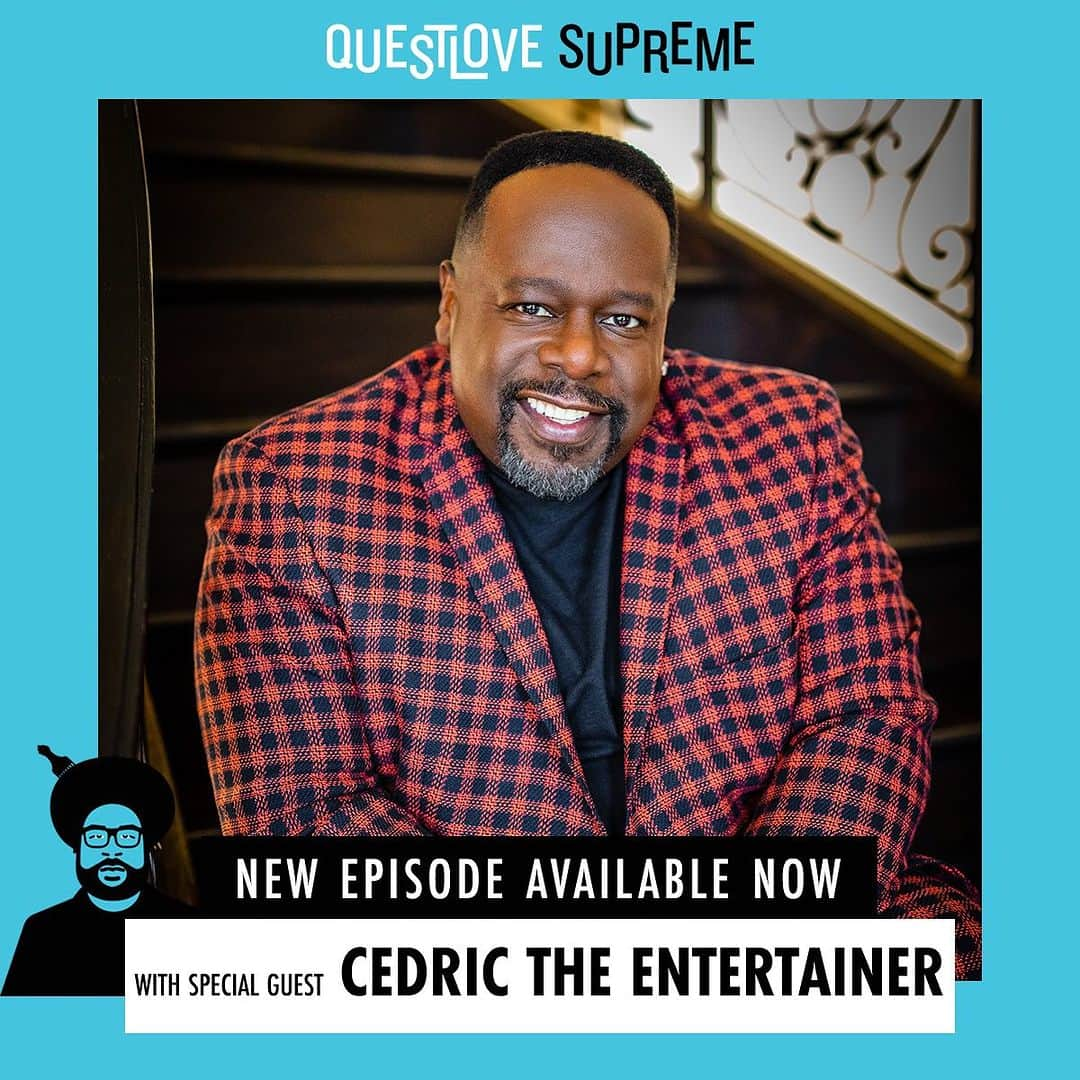 クエストラブさんのインスタグラム写真 - (クエストラブInstagram)「The awesome @cedtheentertainer pays a visit to @qls to talk about his NEW lane as a fictional writer & his decades in the world of comedy!  #QuestloveSupreme #QLS #KingsOfComedy #CedricTheEntertainer」9月25日 5時17分 - questlove