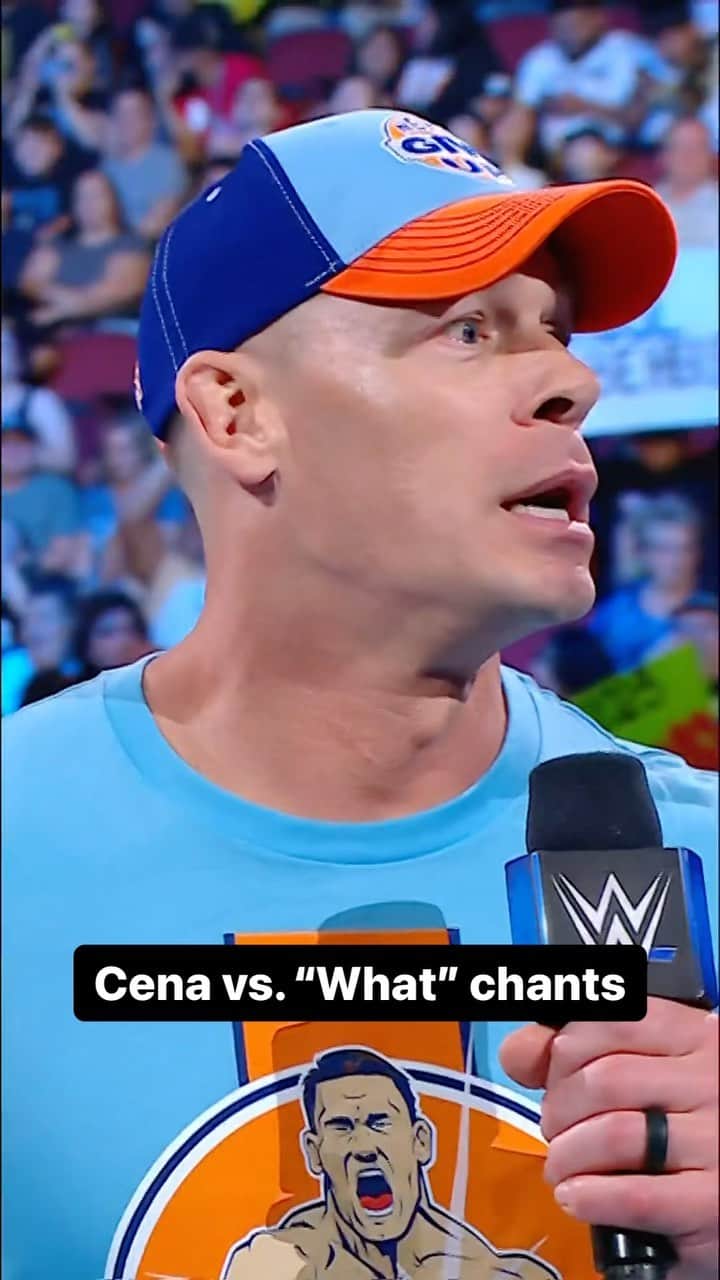 WWEのインスタグラム：「“What” chants: 1️⃣ @johncena: 0️⃣」