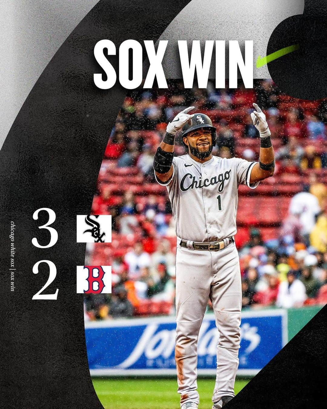 シカゴ・ホワイトソックスのインスタグラム：「SOX WIN!」