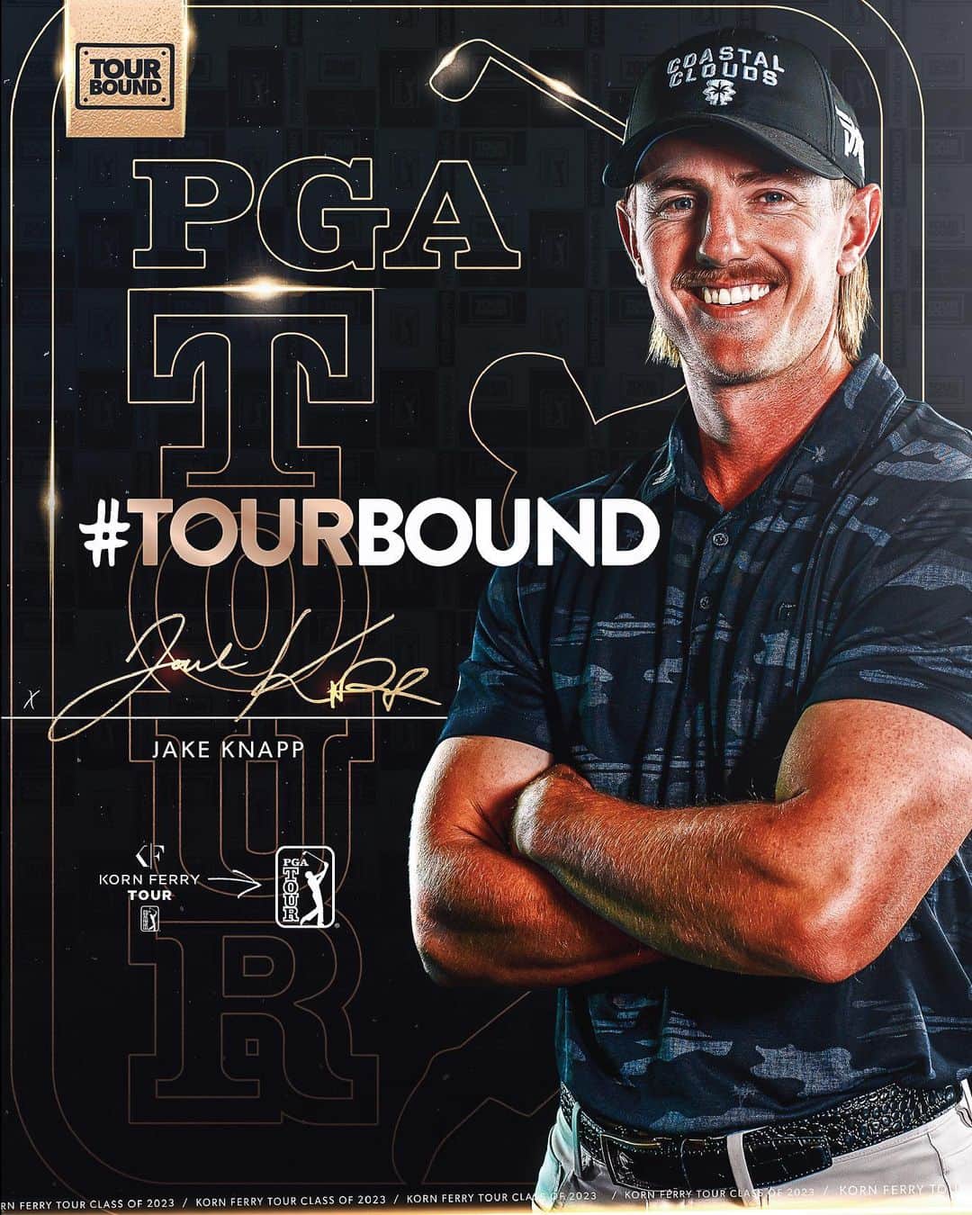 PGA TOURのインスタグラム：「He was made for this 🙌  Welcome to the PGA TOUR, Jake Knapp. #TOURBound」