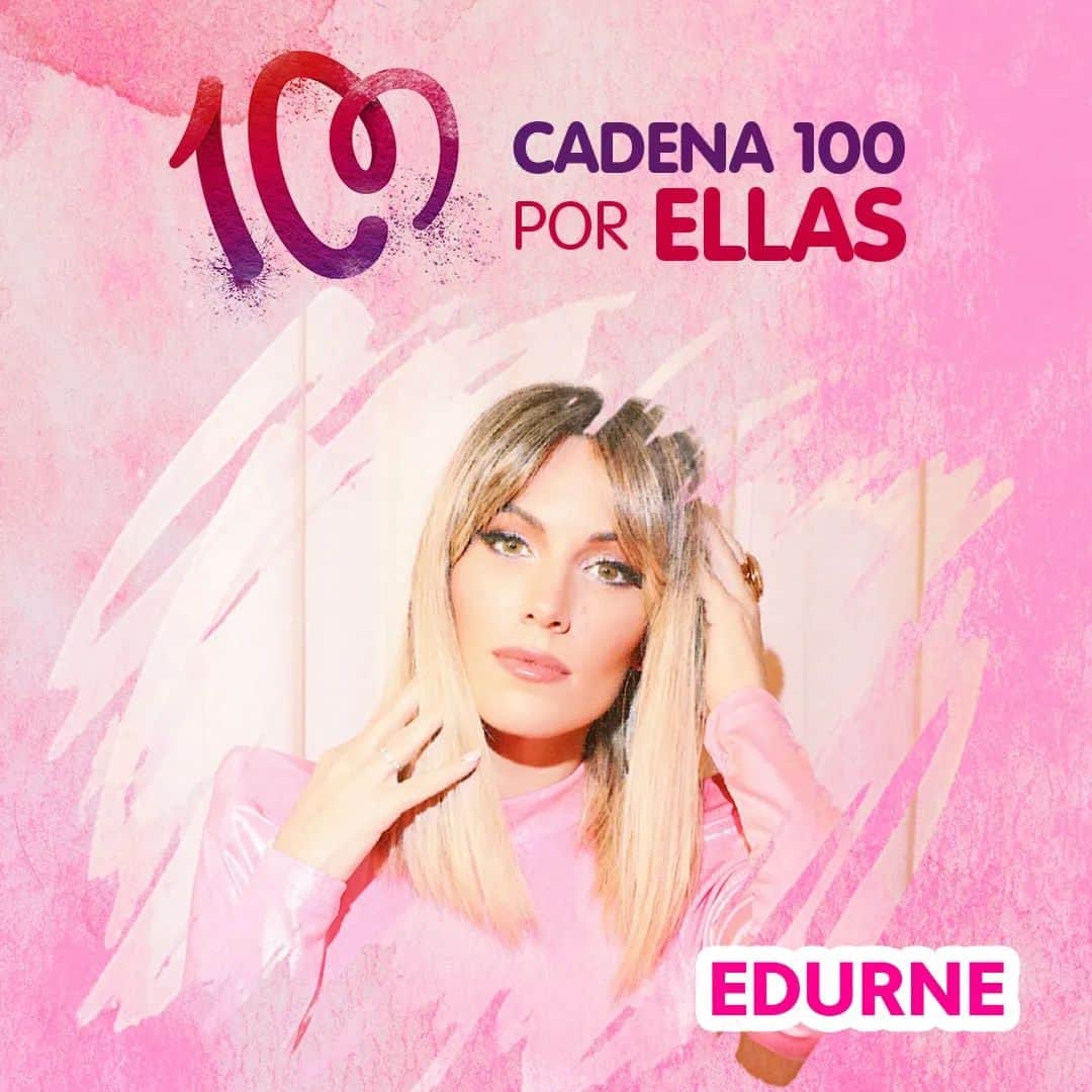 エドゥルネのインスタグラム：「@edurnity nos acompañará en la noche del 21 de octubre en el WiZink Center de Madrid para disfrutar de una noche mágica 💫 Te esperamos en el #CADENA100PorEllas」